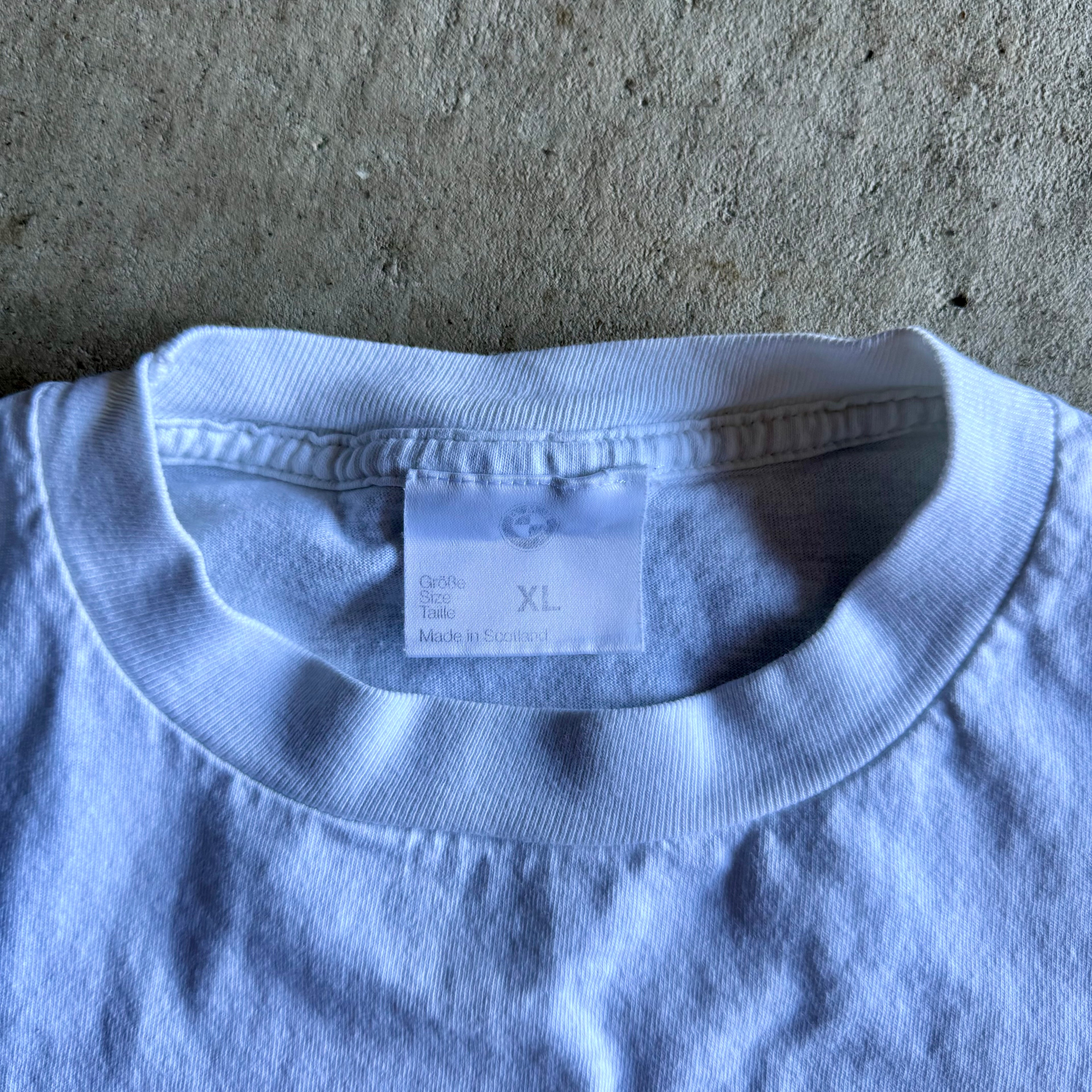 Vintage 90s BMW in Action E36 318 Fina Warsteiner White T Shirt Size XL