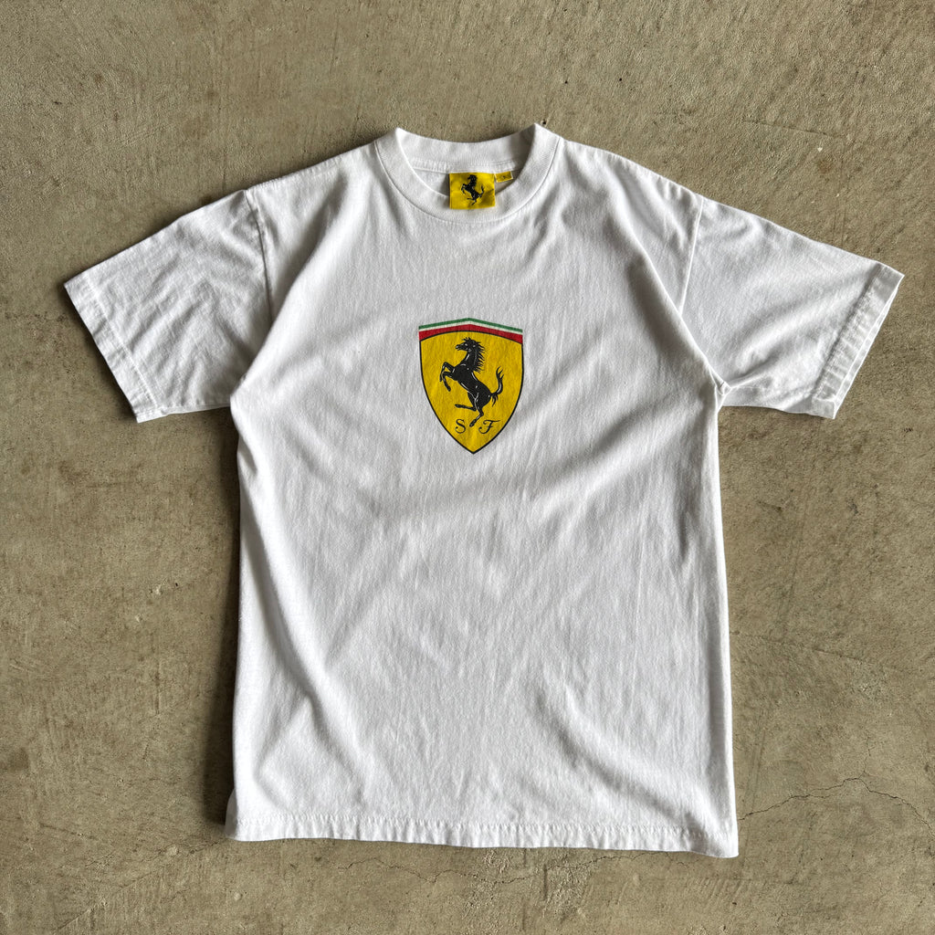 1996 Ferrari Scuderia Shield White T Shirt (S)