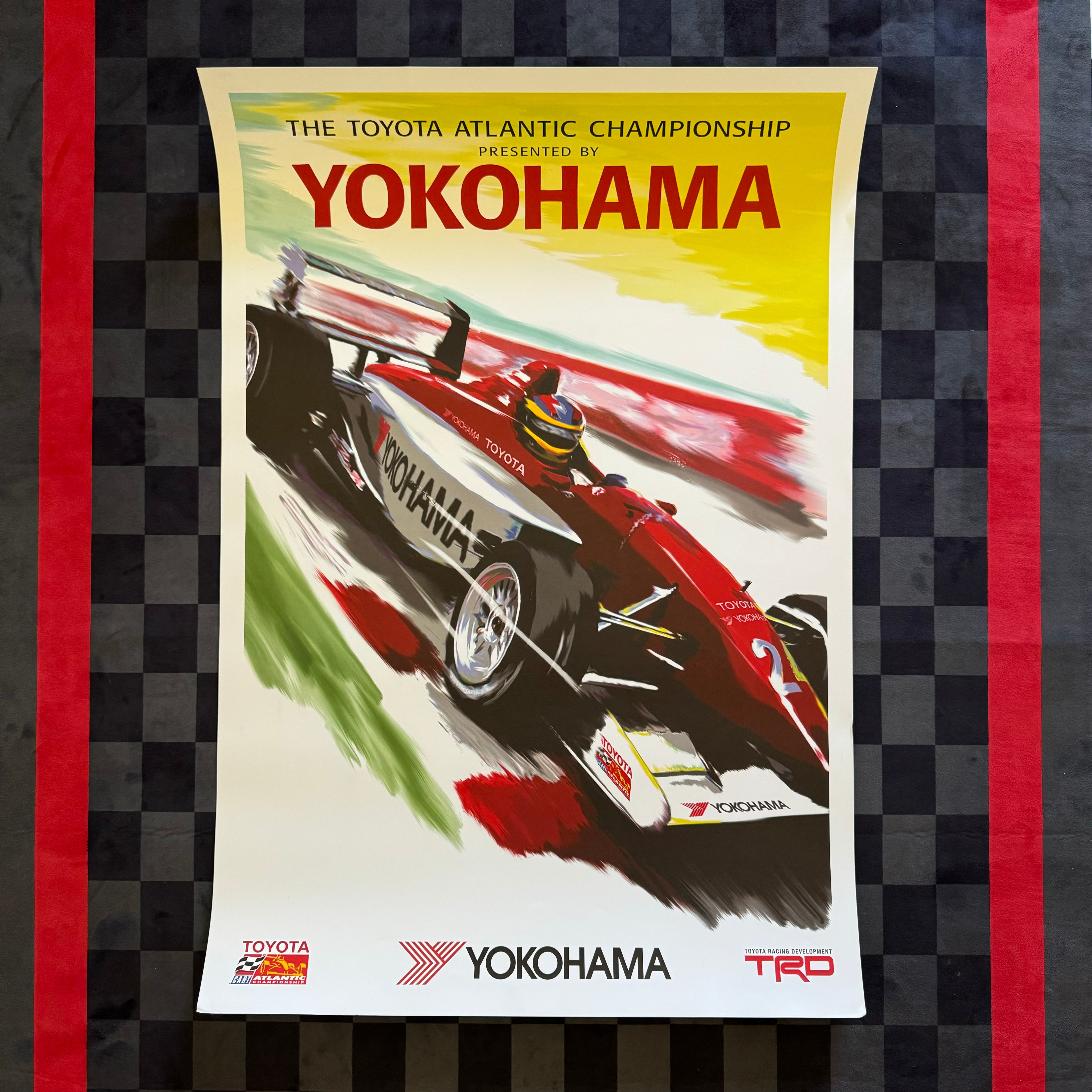 Original Yokohama Toyota CART Atlantic Championship Race Poster