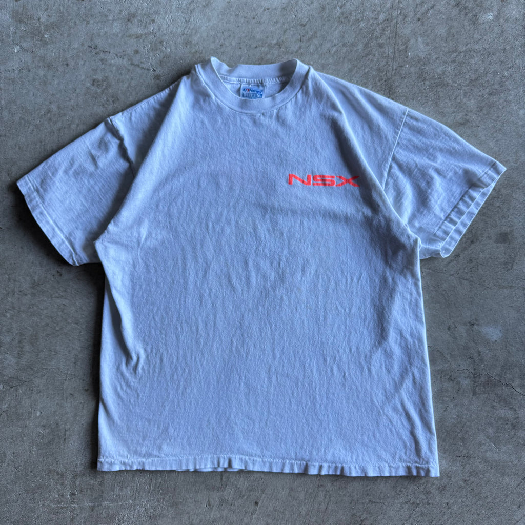 90s Acura NSX White Distressed T Shirt (L)
