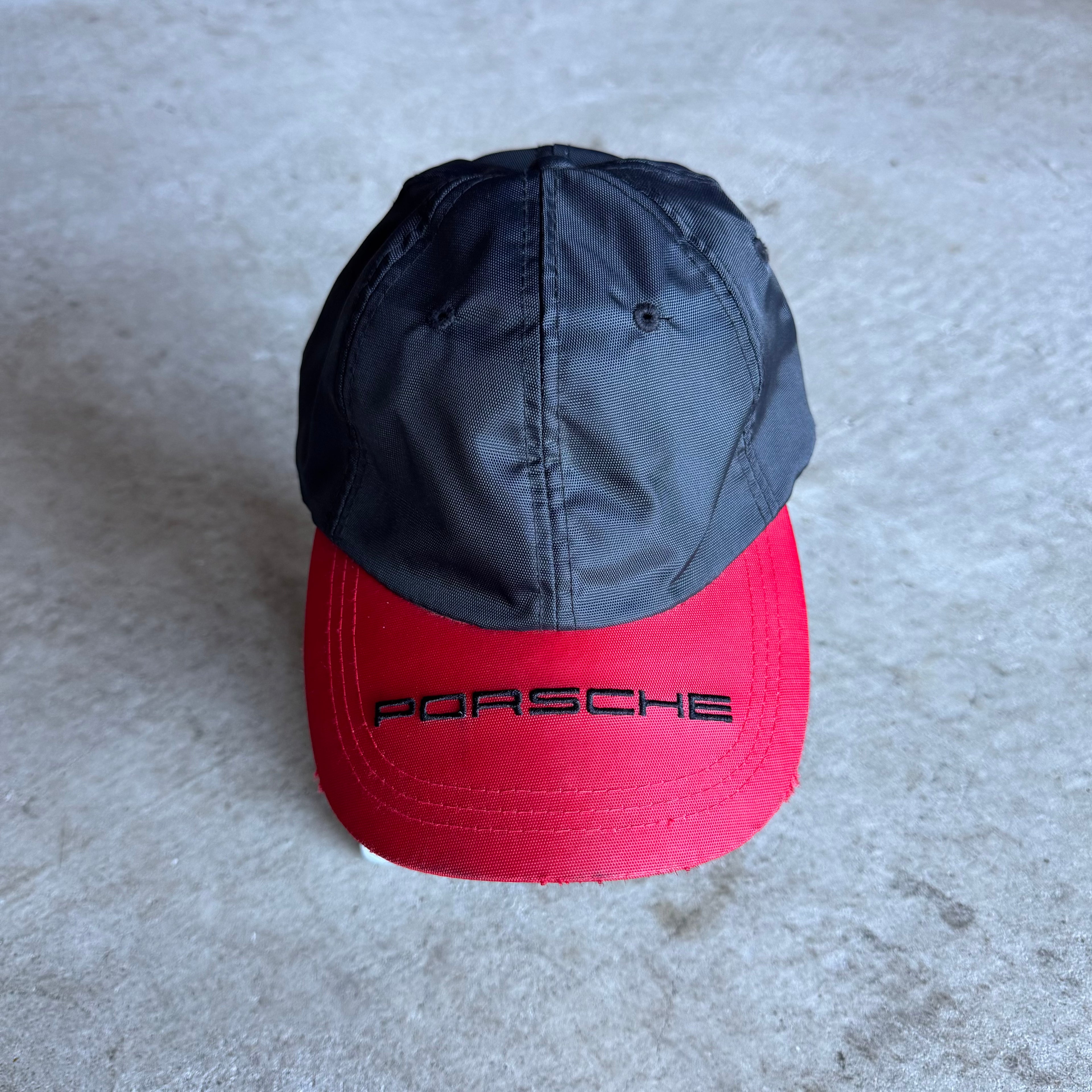 90s Porsche Selection Black Red Cap Hat