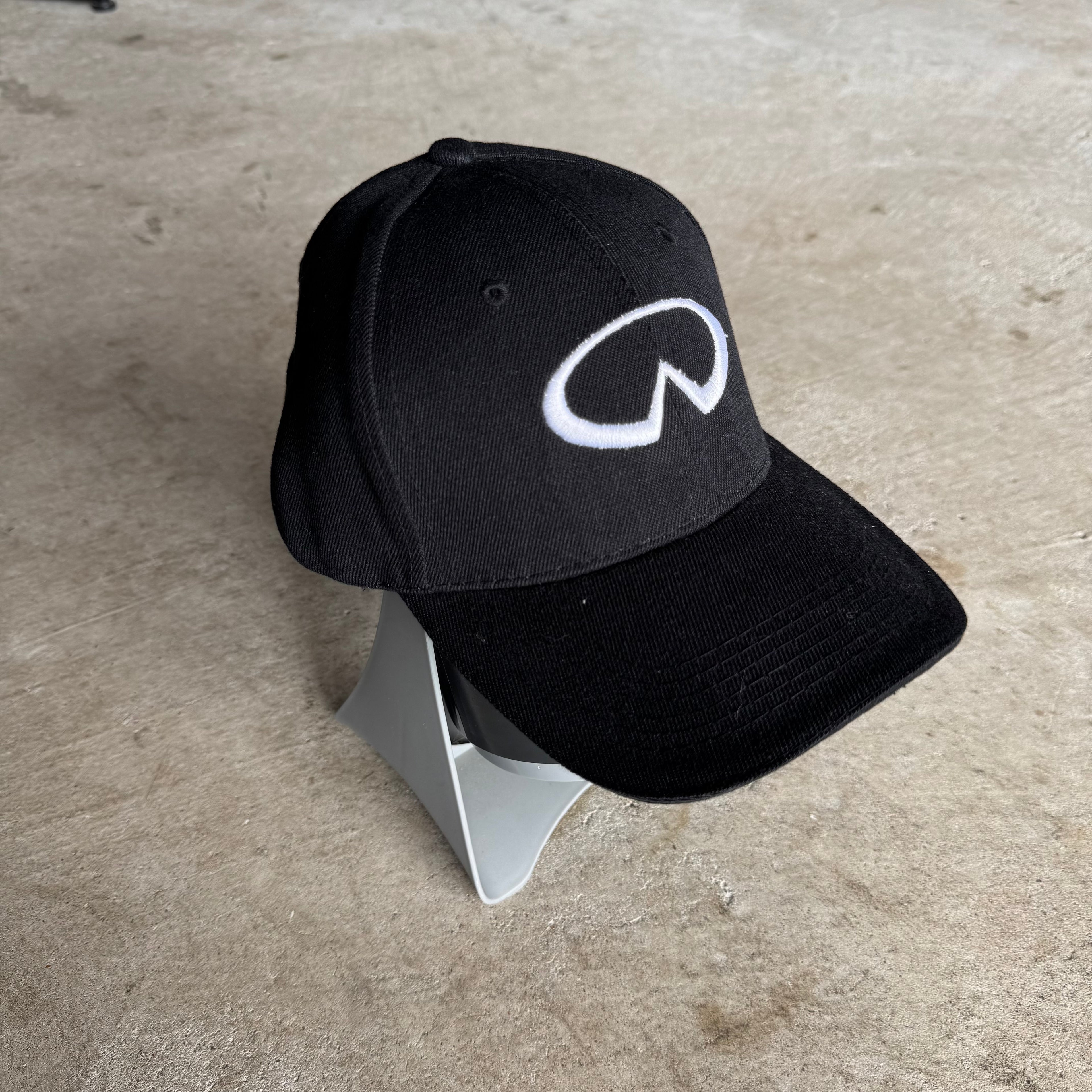 90s Infiniti Embroidered Black Cap Hat