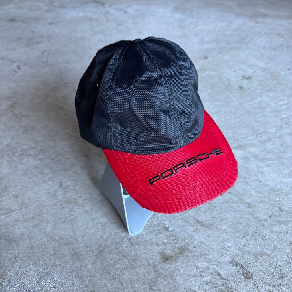 90s Porsche Selection Black Red Cap Hat