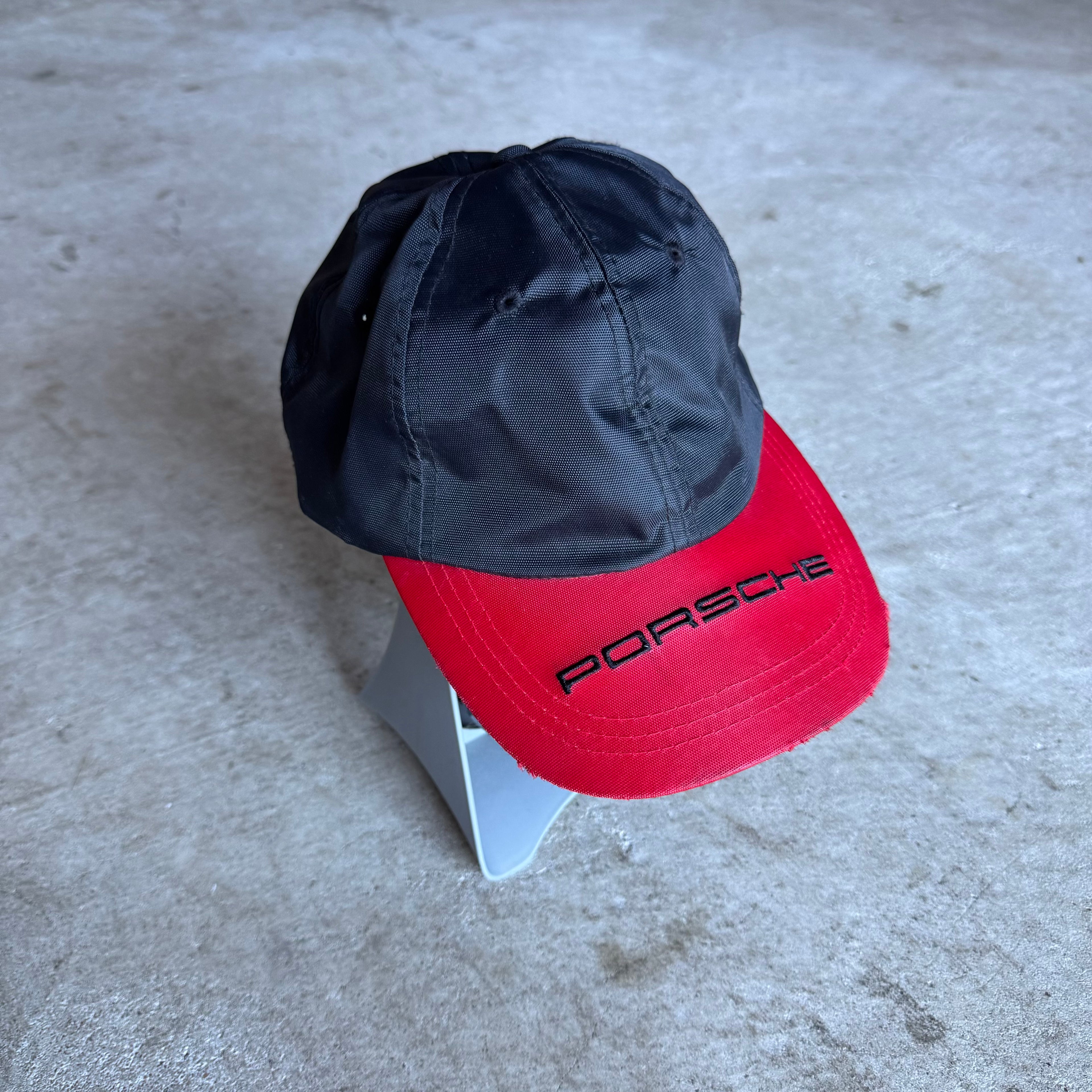 90s Porsche Selection Black Red Cap Hat