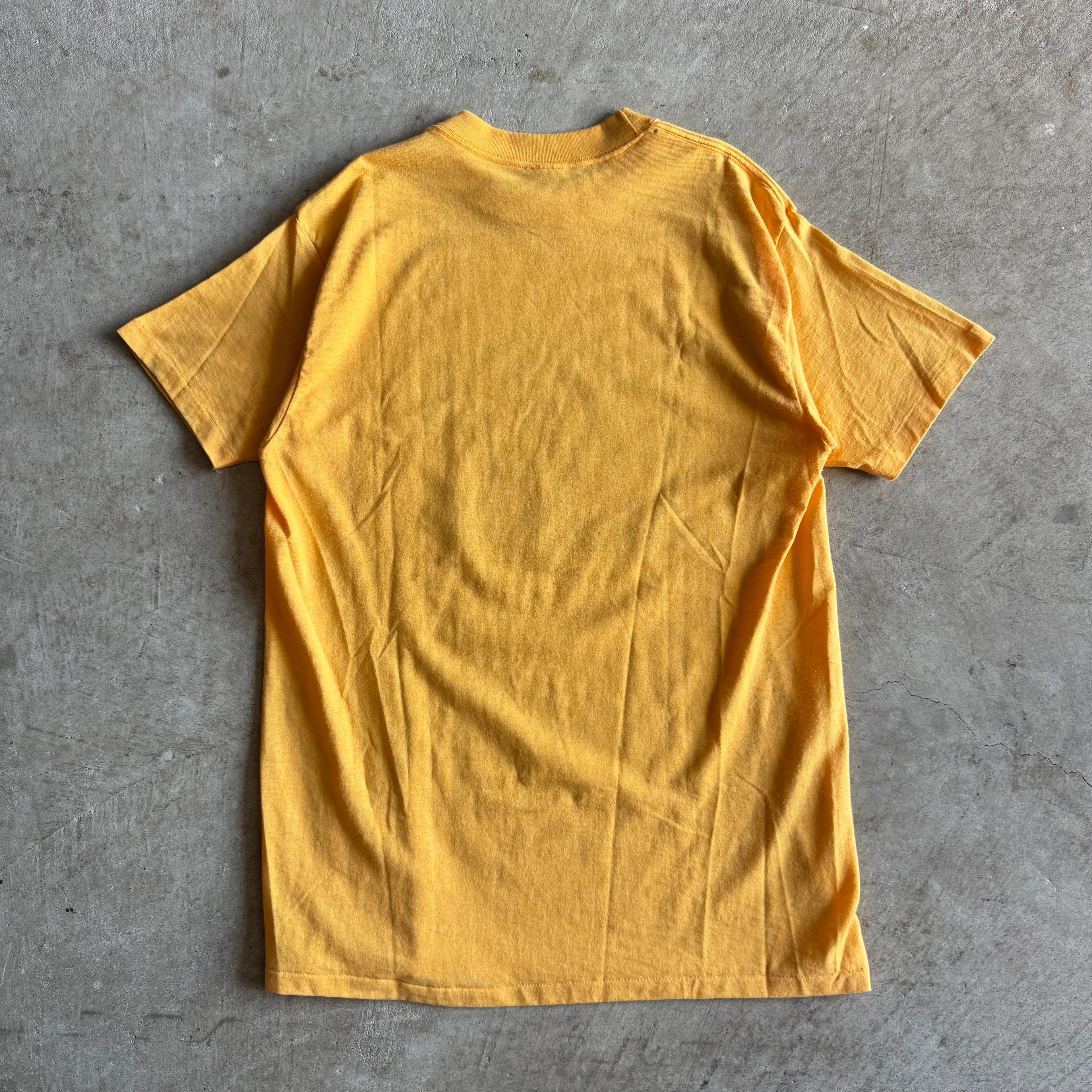 80s Porsche 911 Carrera 930 Yellow T Shirt (L)