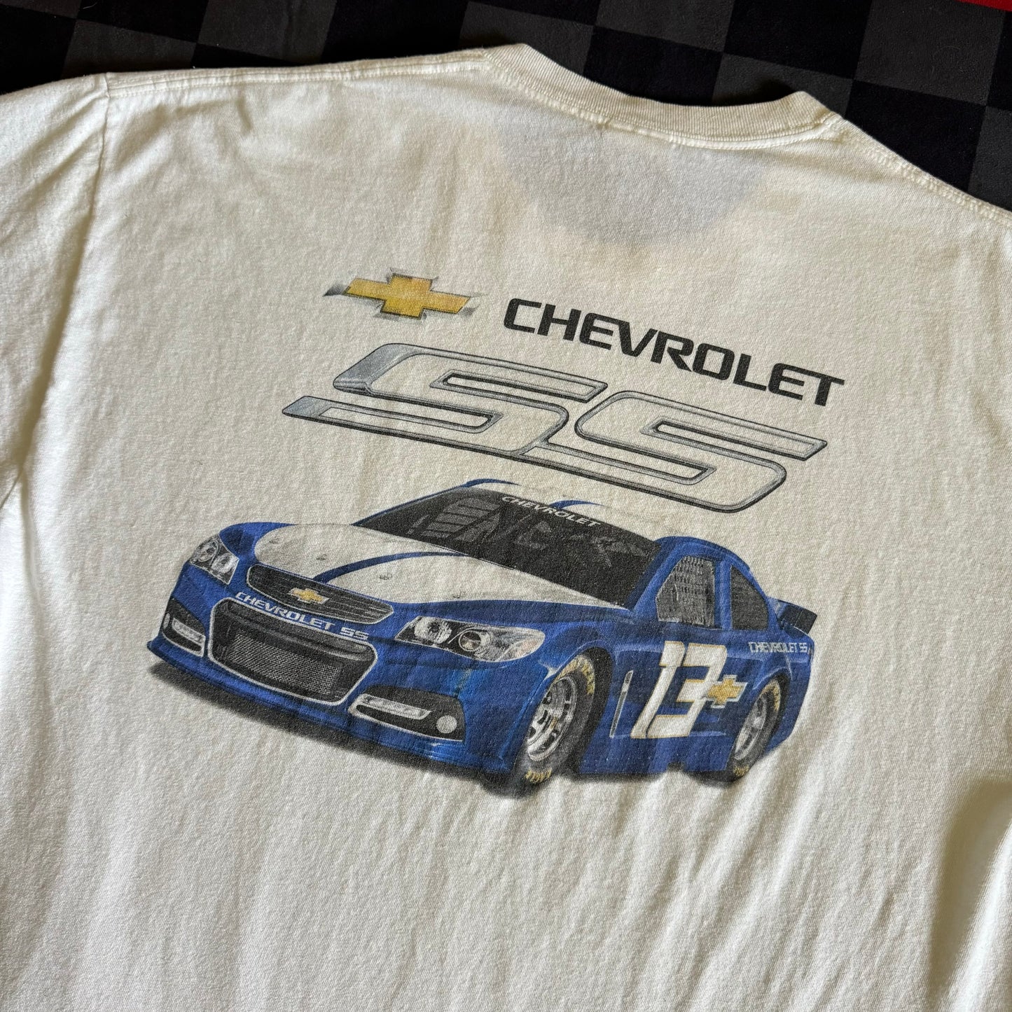 Chevrolet SS Nascar Stock Car White T Shirt