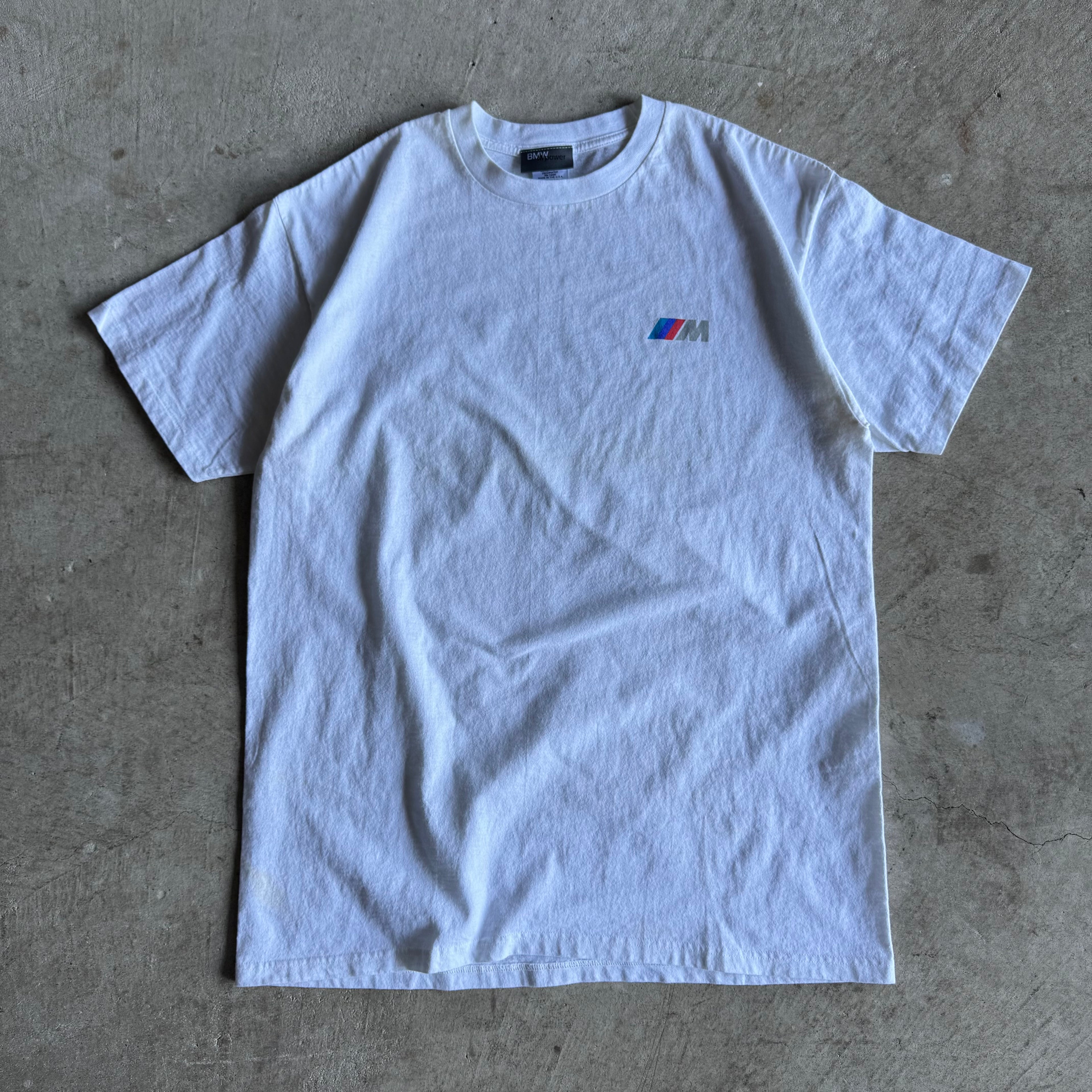 90s BMW M Power White Graphic T Shirt (XL)