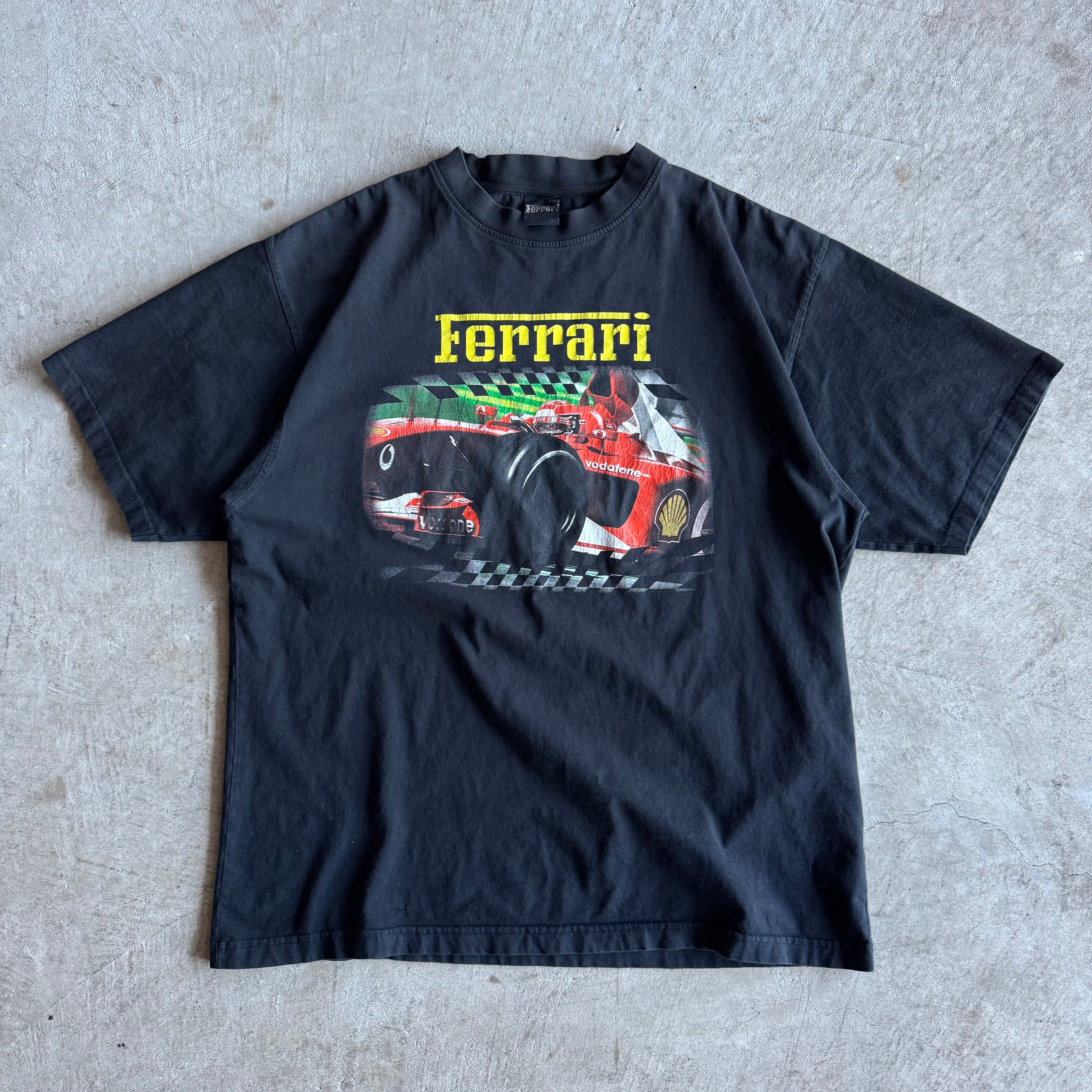 1999 Ferrari Scuderia Formula 1 F399 Chassis Black T Shirt (XL)