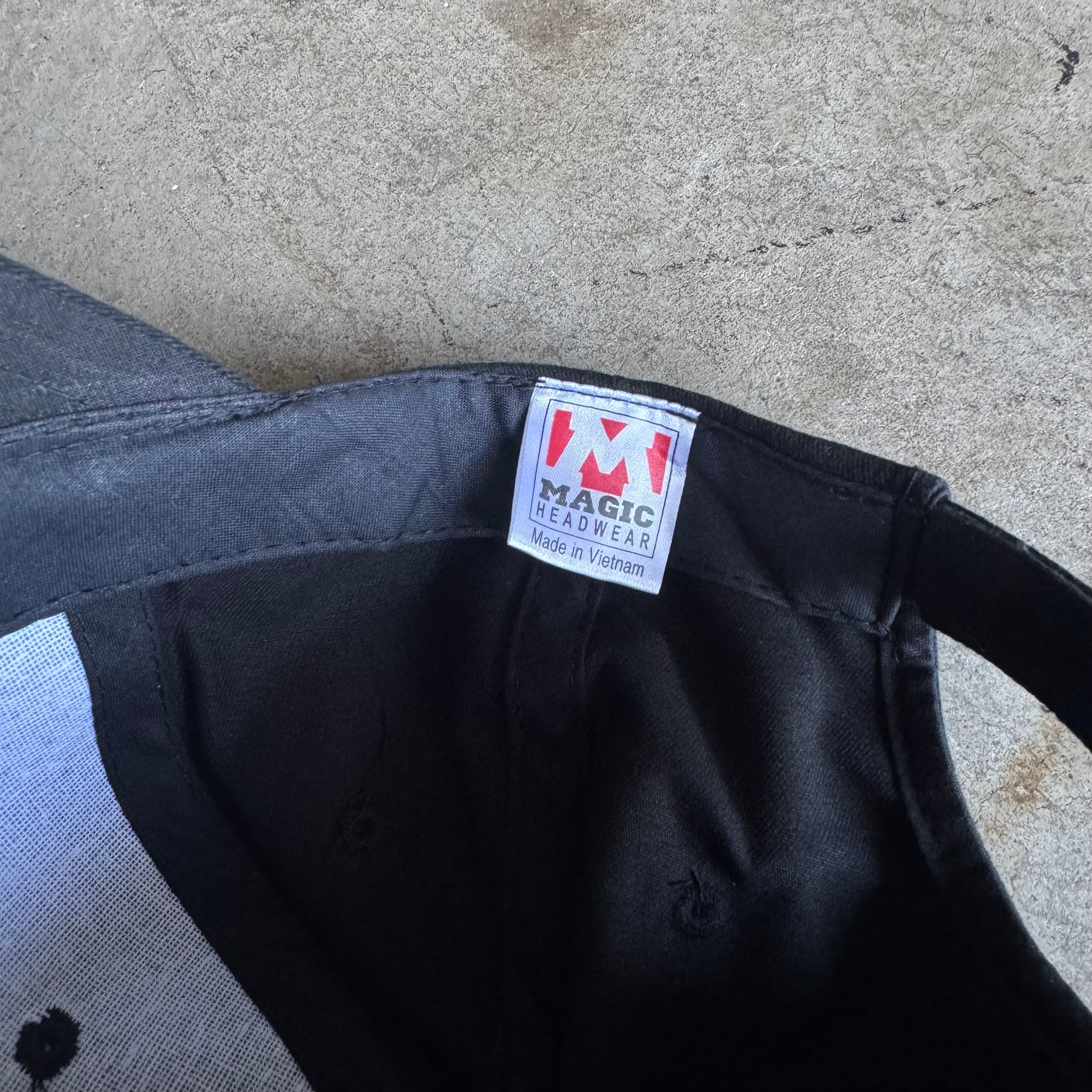 90s Bently Embroidered Black Cap Hat