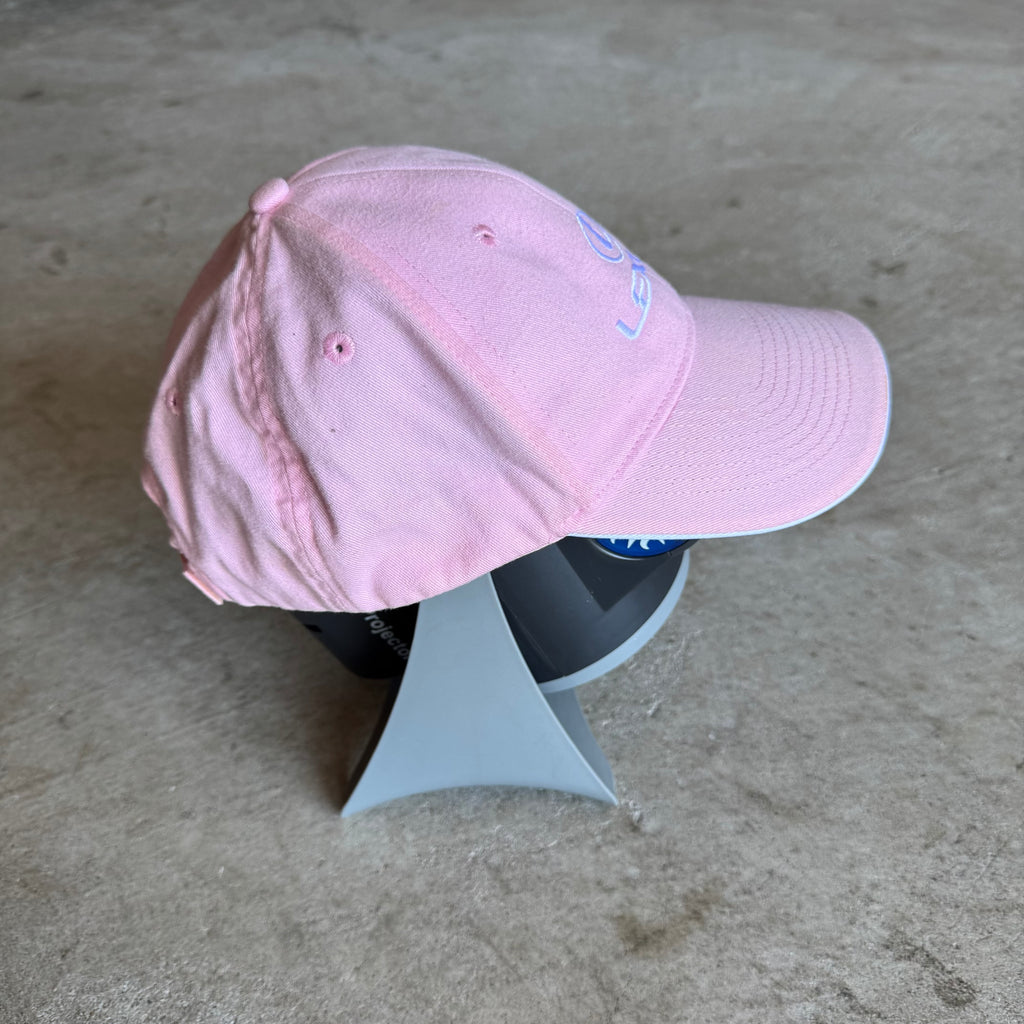 90s Lexus White Pink Strapback Hat