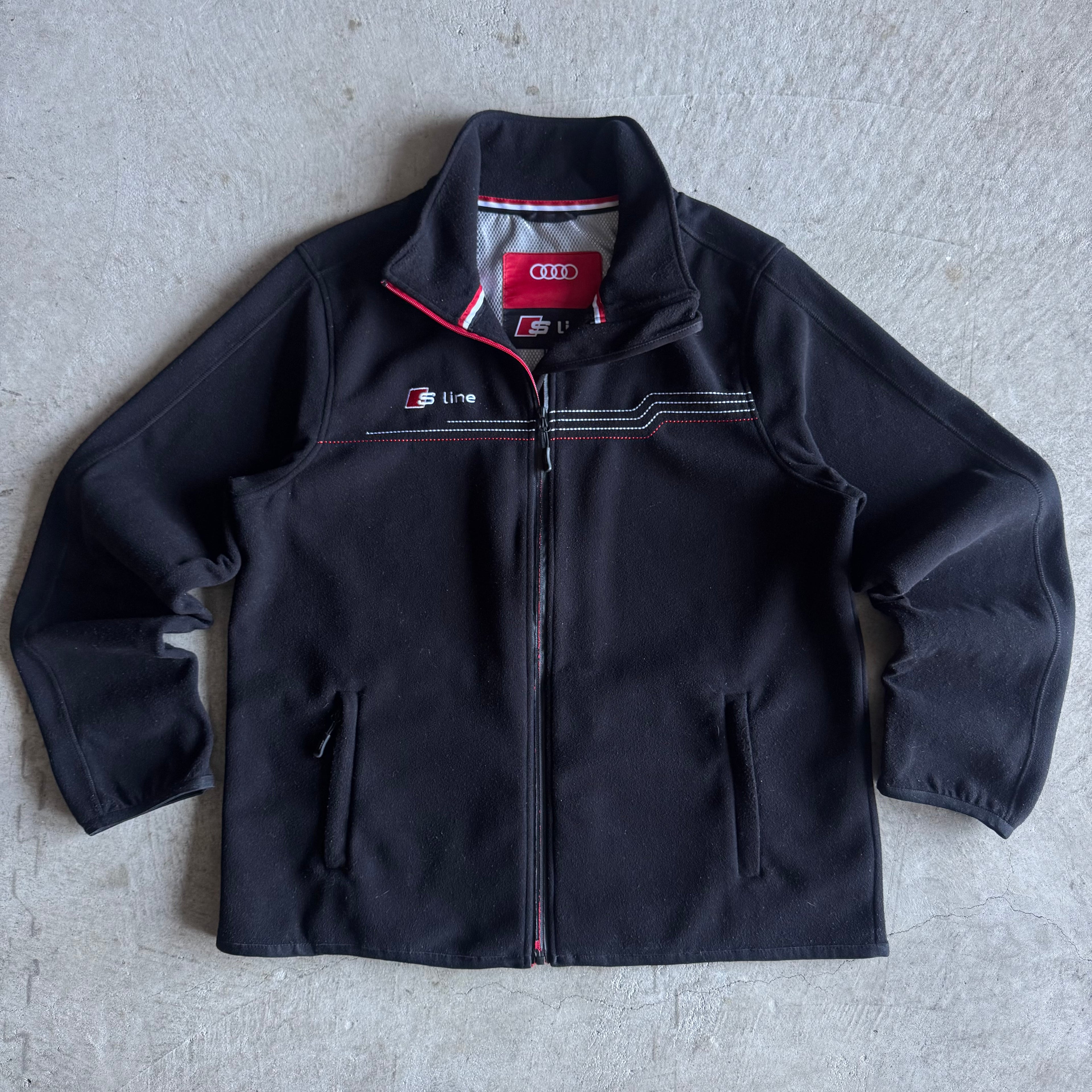Audi Sport S-Line Black Fleece Jacket (XL)