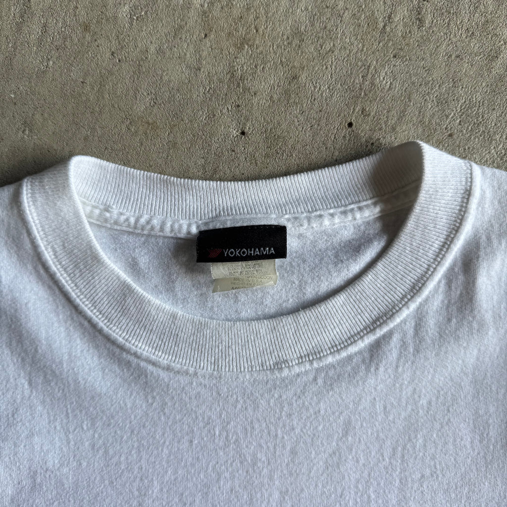 90s Yokohama Porsche 996 GT3R White T Shirt (M)