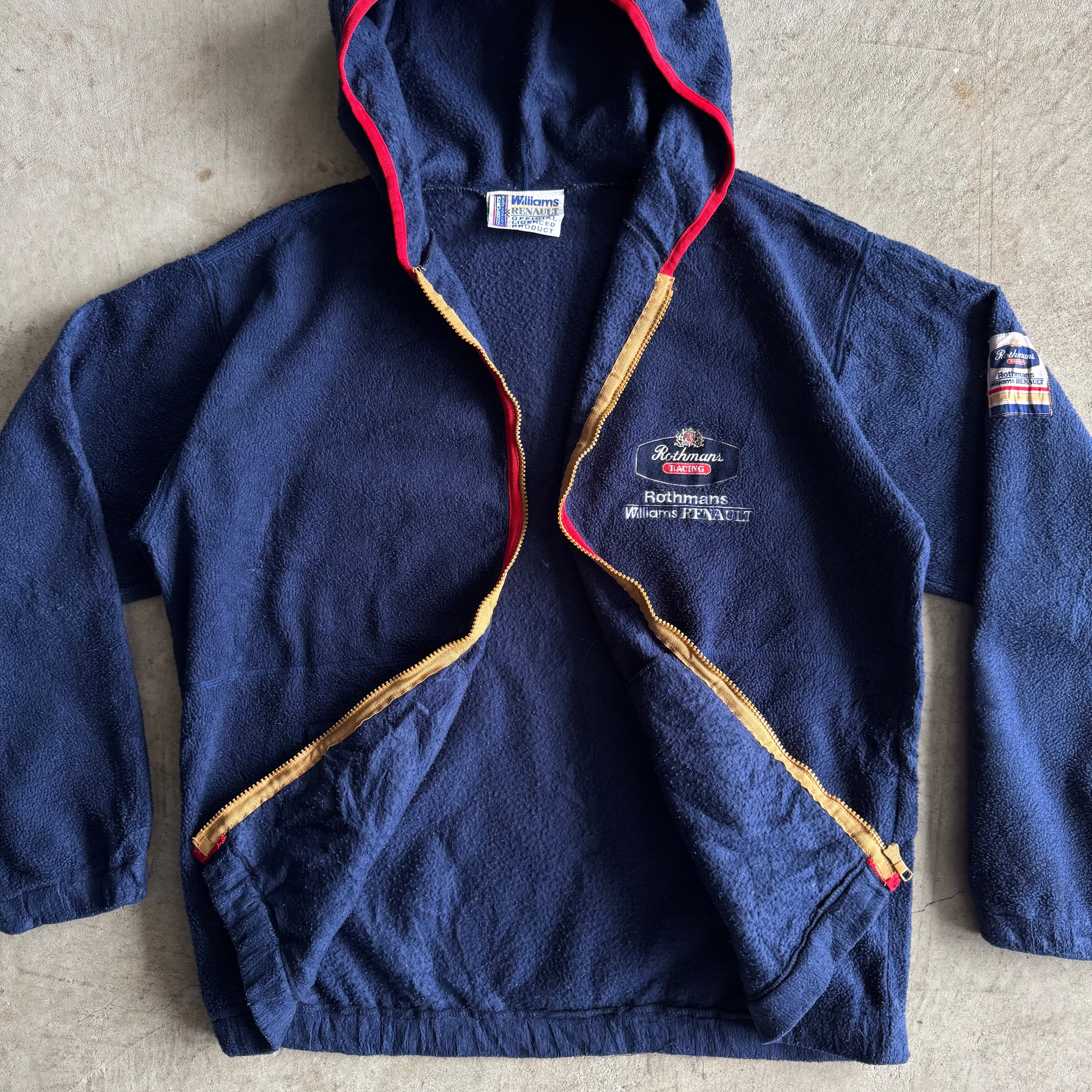 90s Rothmans Willams Renault F1 Navy Red Jacket (L)