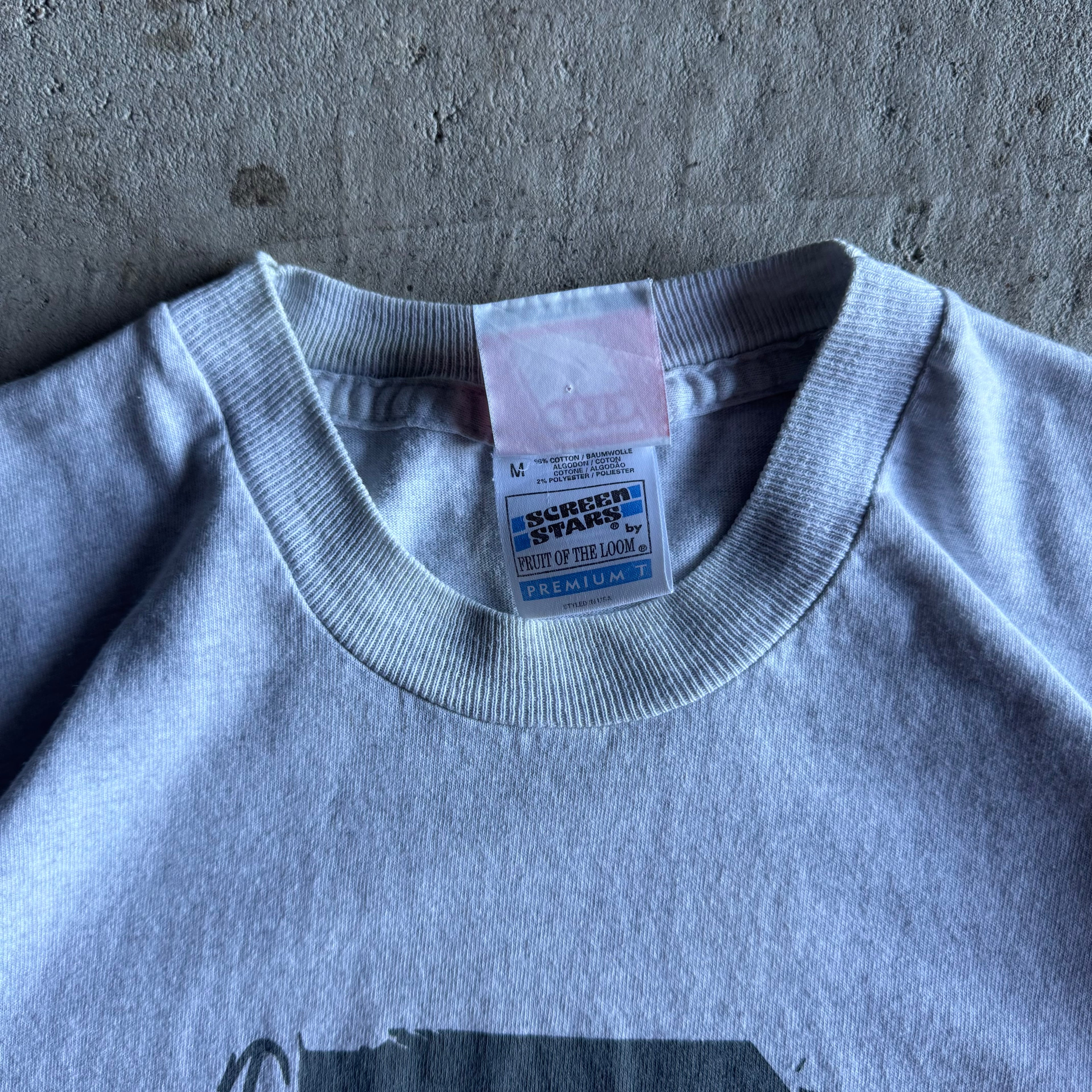 Vintage 90s 1997 Audi A4 Super Touring BTCC Grey T Shirt Size Medium