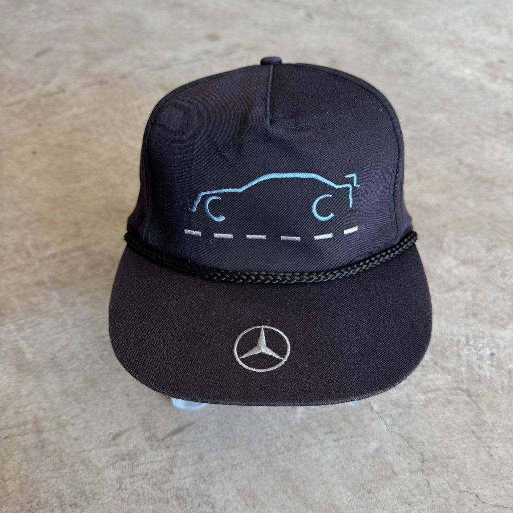 90s Mercedes-Benz DTM Silhouette Black Adjustable Hat