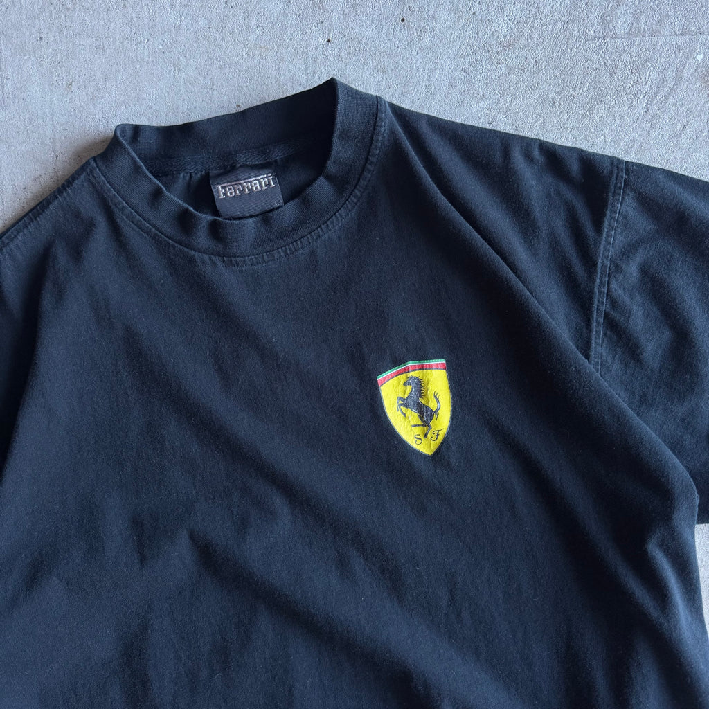 1999 Ferrari Formula 1 F399 V10 Champion Black T Shirt (L)