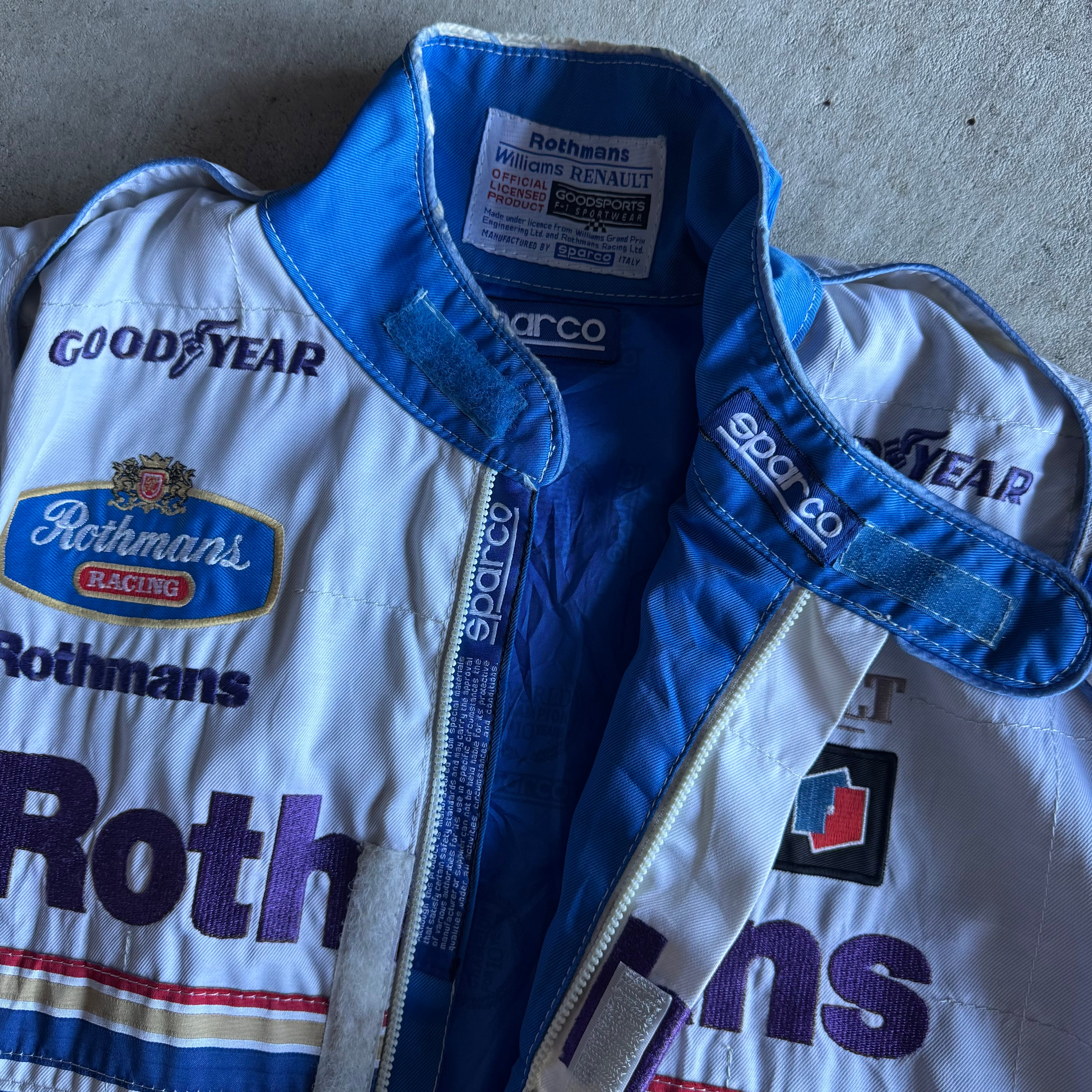 90s Sparco Rothmans Elf Renault F1 Race Jacket (L)