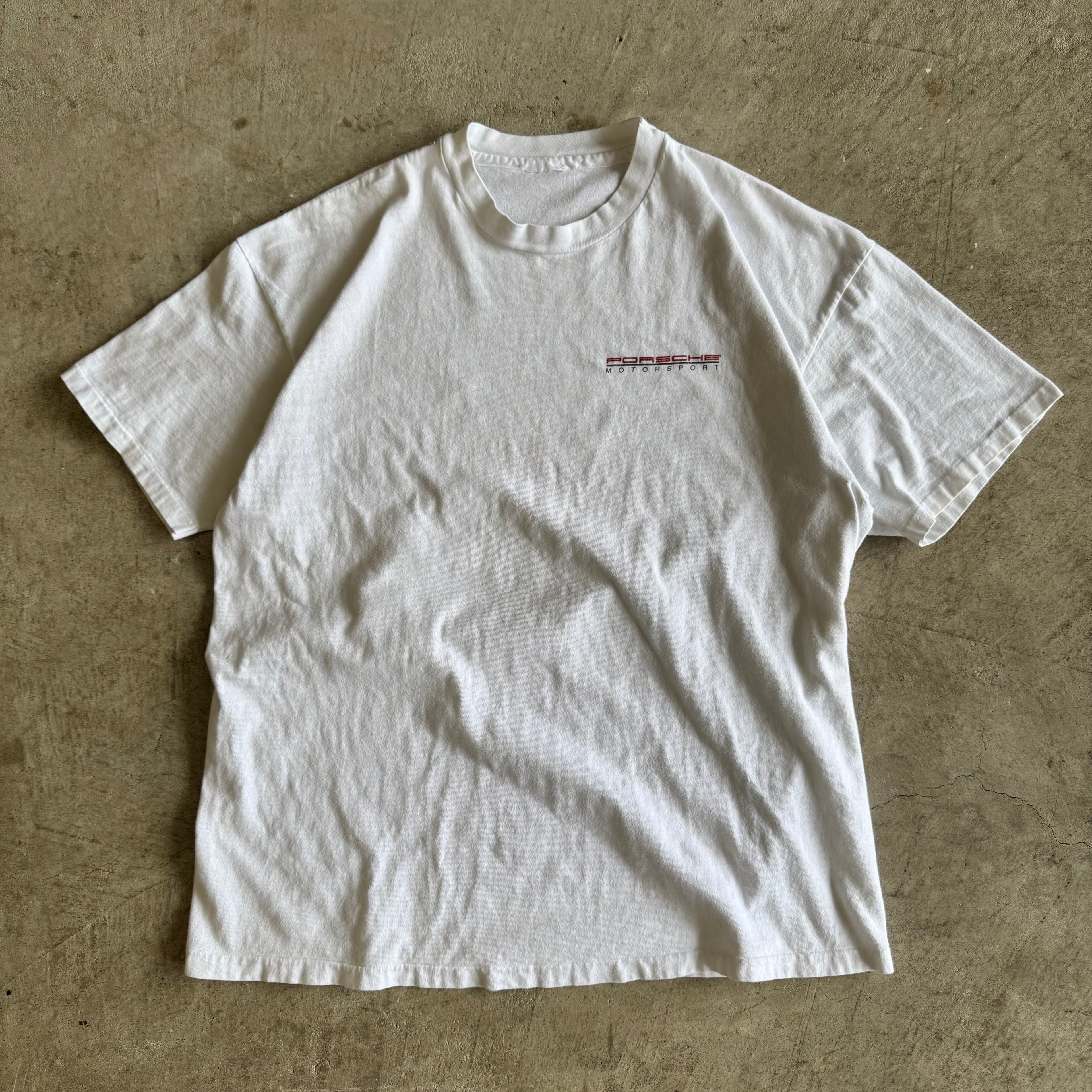 90s Porsche IMSA Bridgestone Champions White T Shirt (L)