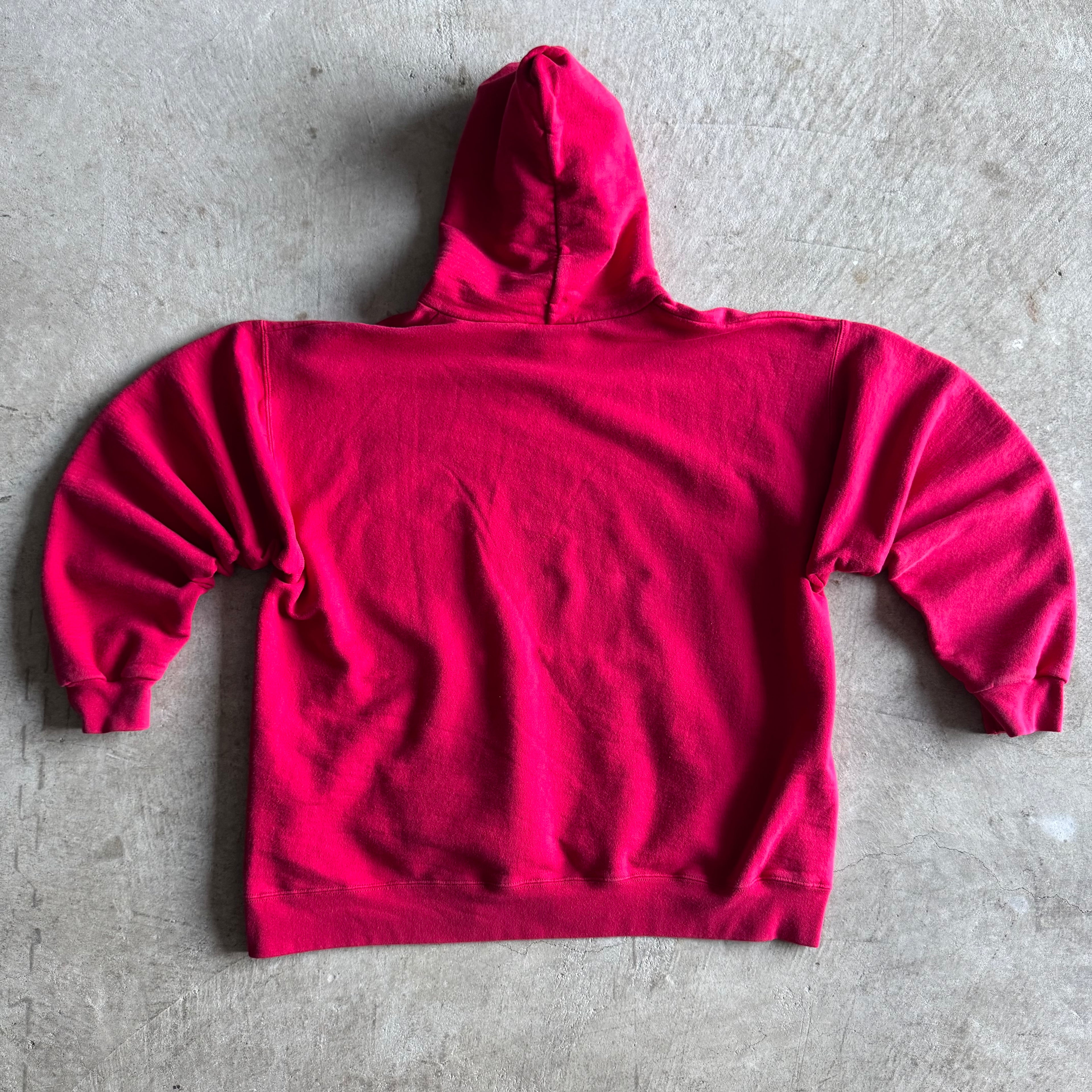 Vintage 90s Toyota TRD Racing Development Red Hoodie Sweater Size XL