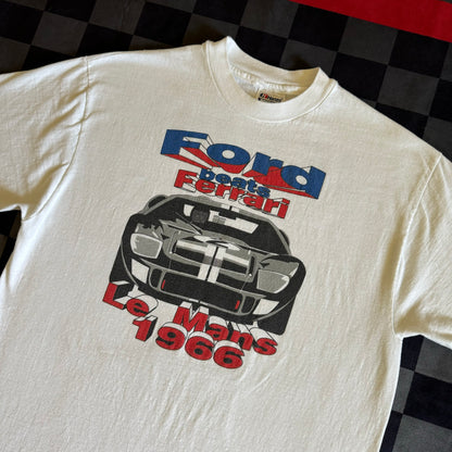 Ford Beats Ferrari Le Mans 1966 T Shirt Large