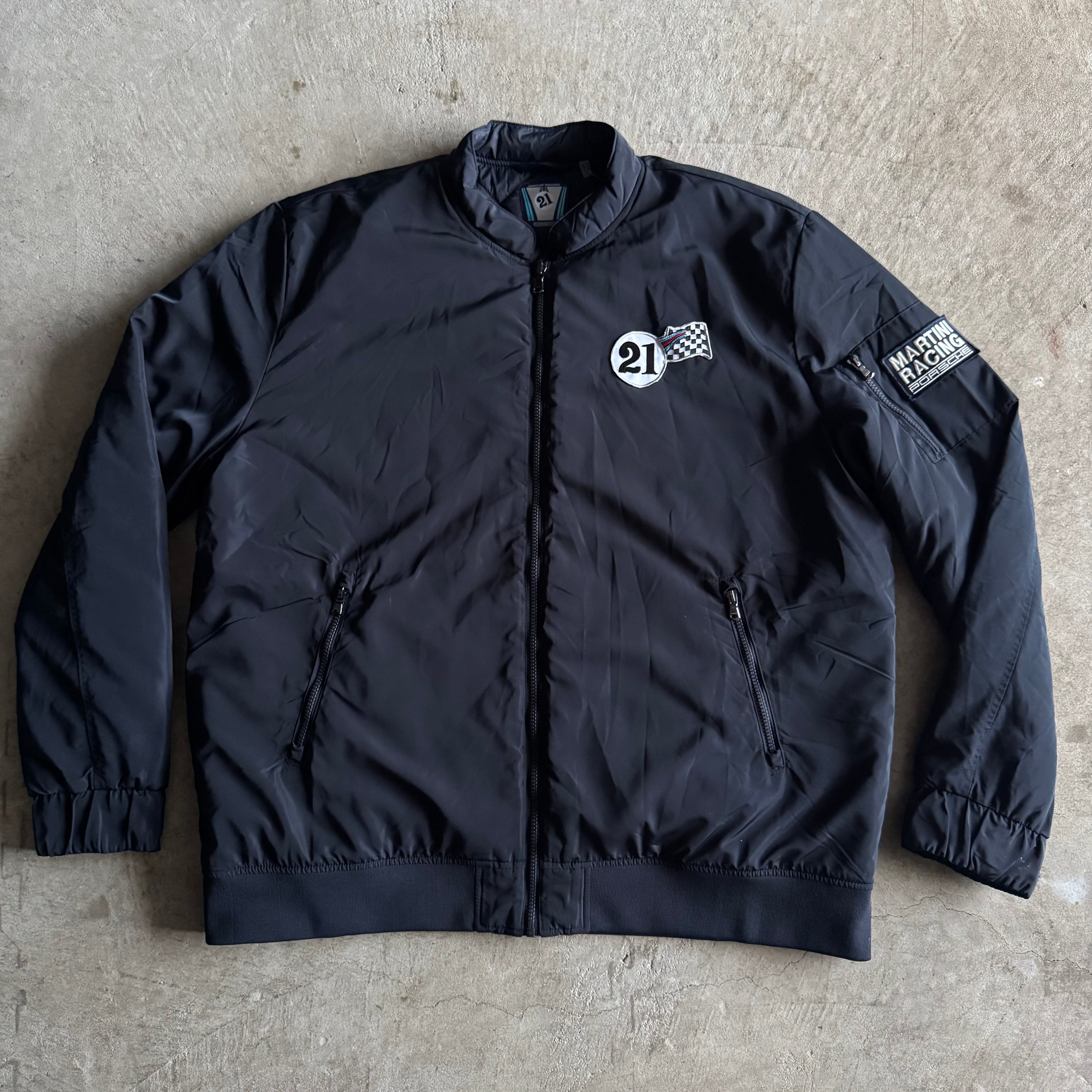 Martini Racing Porsche Reversable Navy Jacket Size XXL