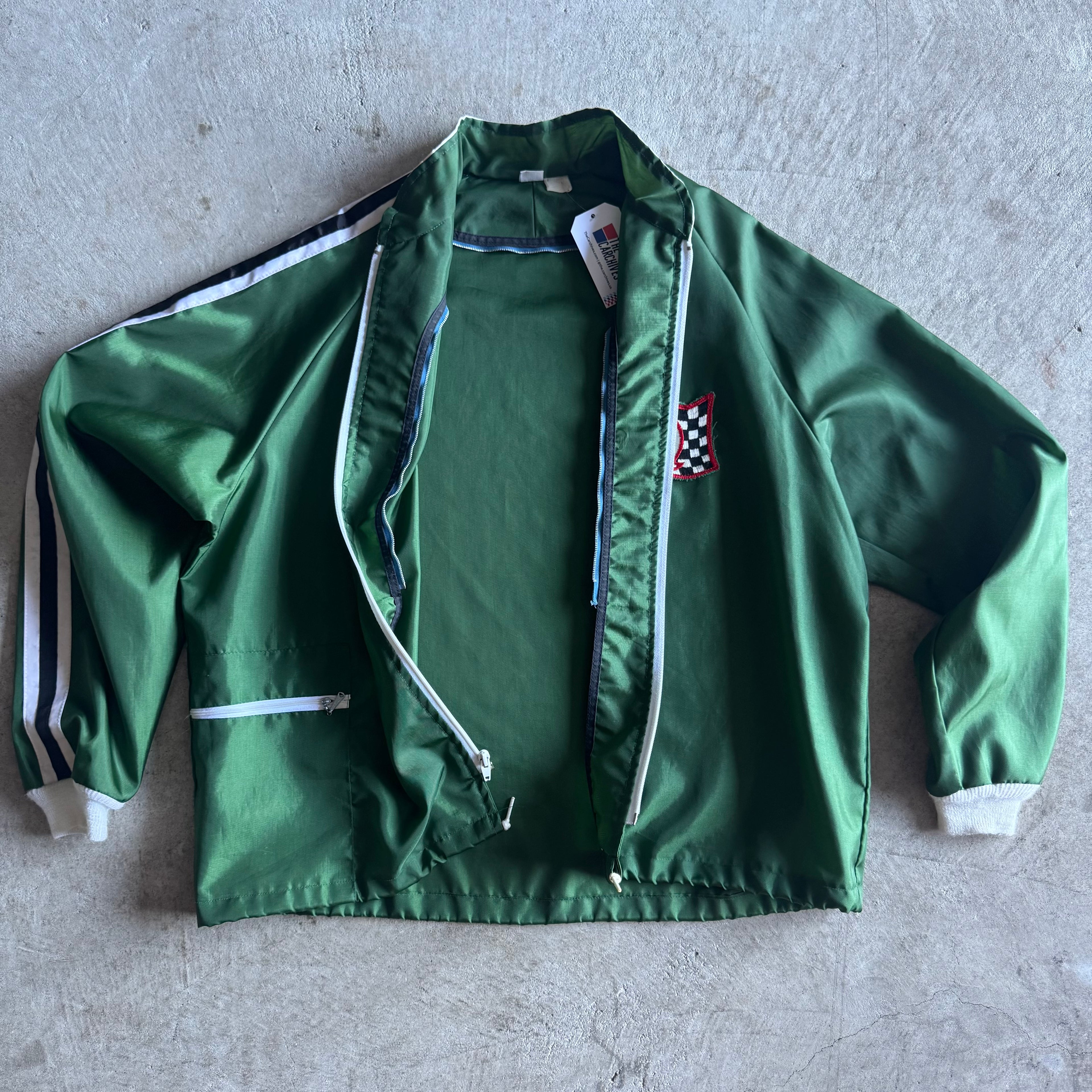 Vintage 80s Quaker State Indycar Jacket Size XL
