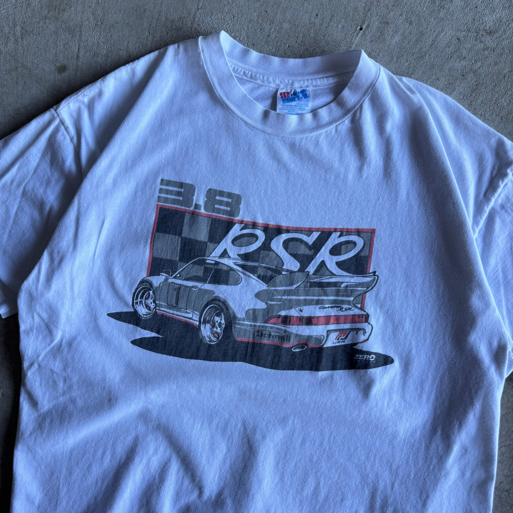 90s Porsche Carrera 3.8 RSR White T Shirt (XL)