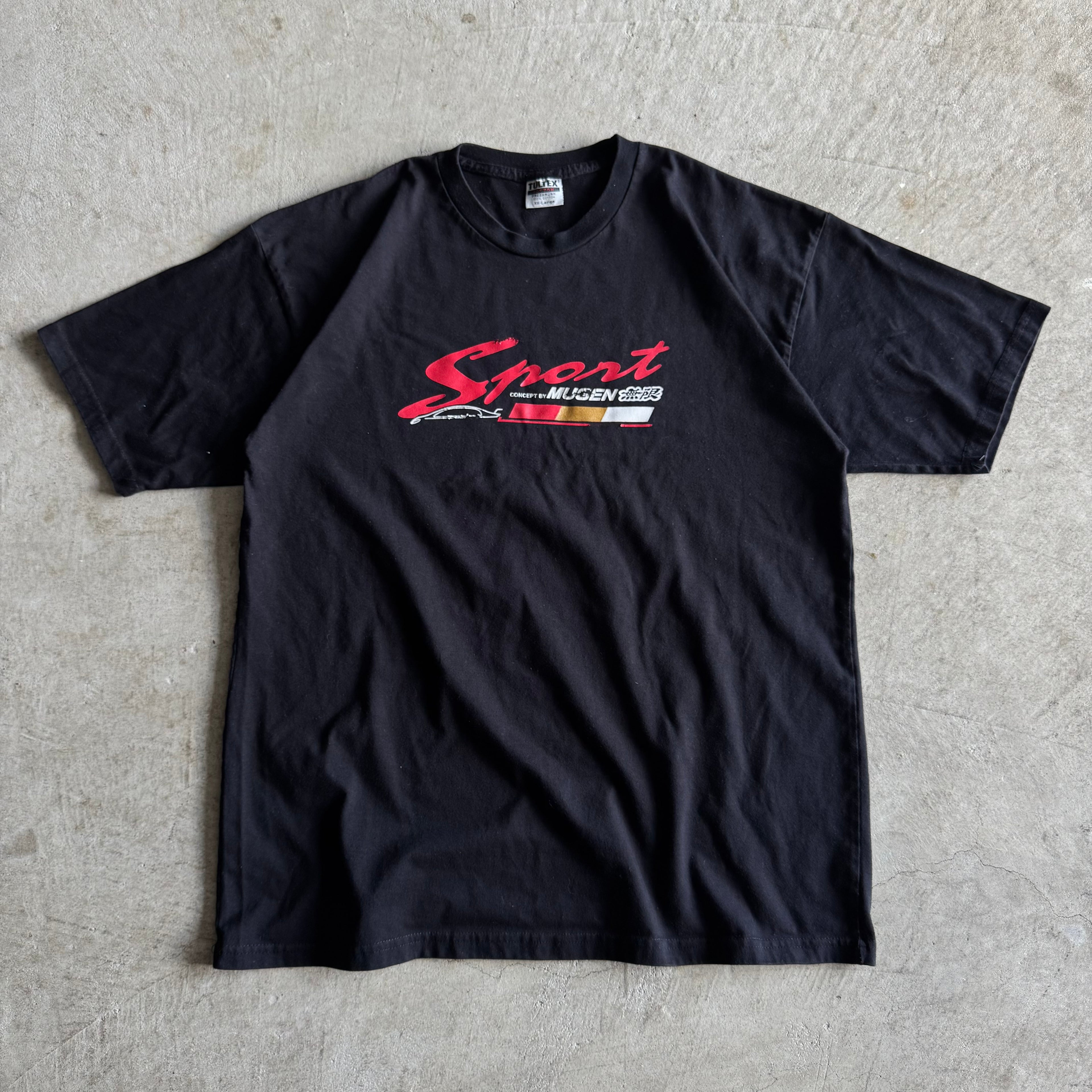 Vintage 2000s Mugen Sport Honda Civic Dominator Black T Shirt Size XL XXL