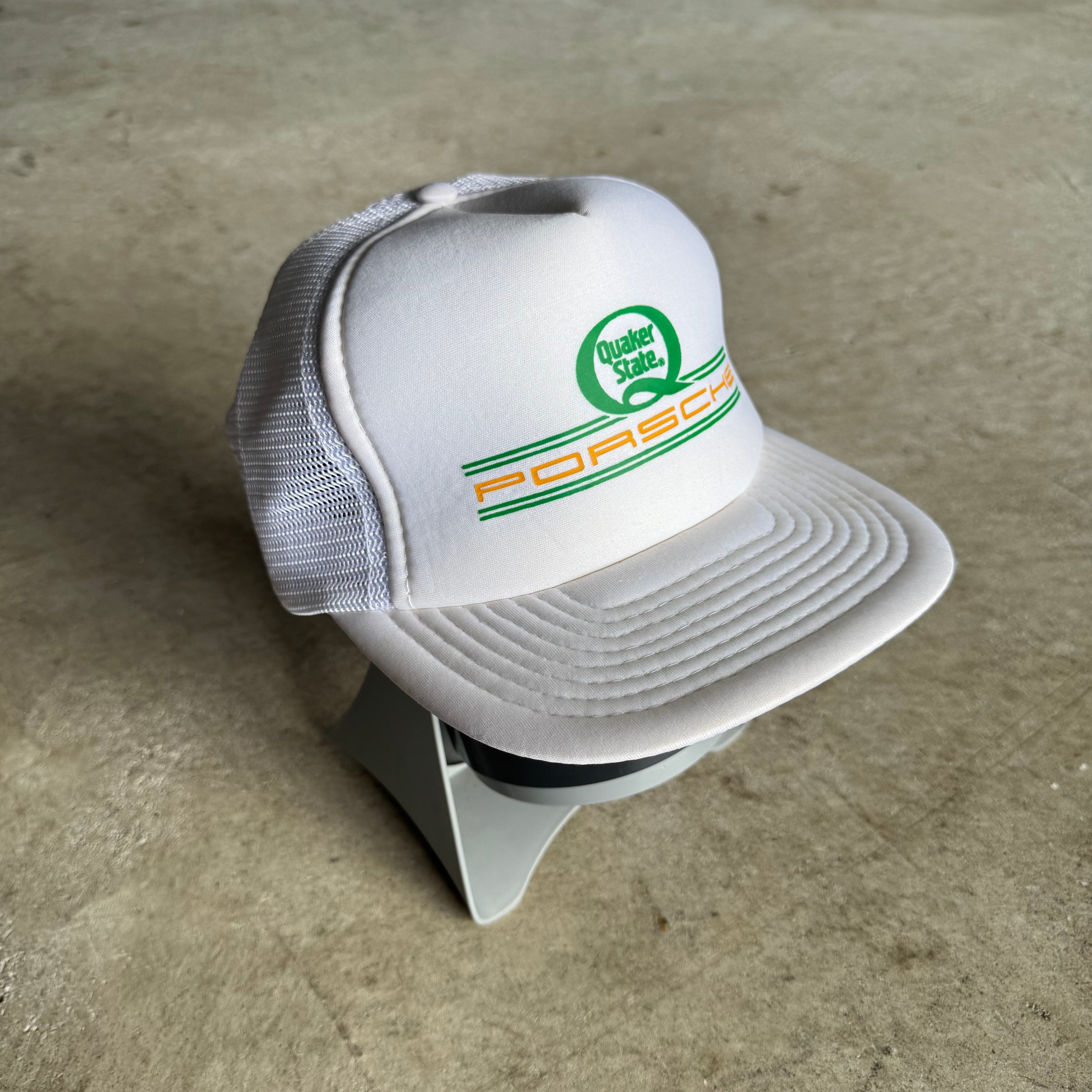 80s Porsche Quaker State Mesh Trucker Hat