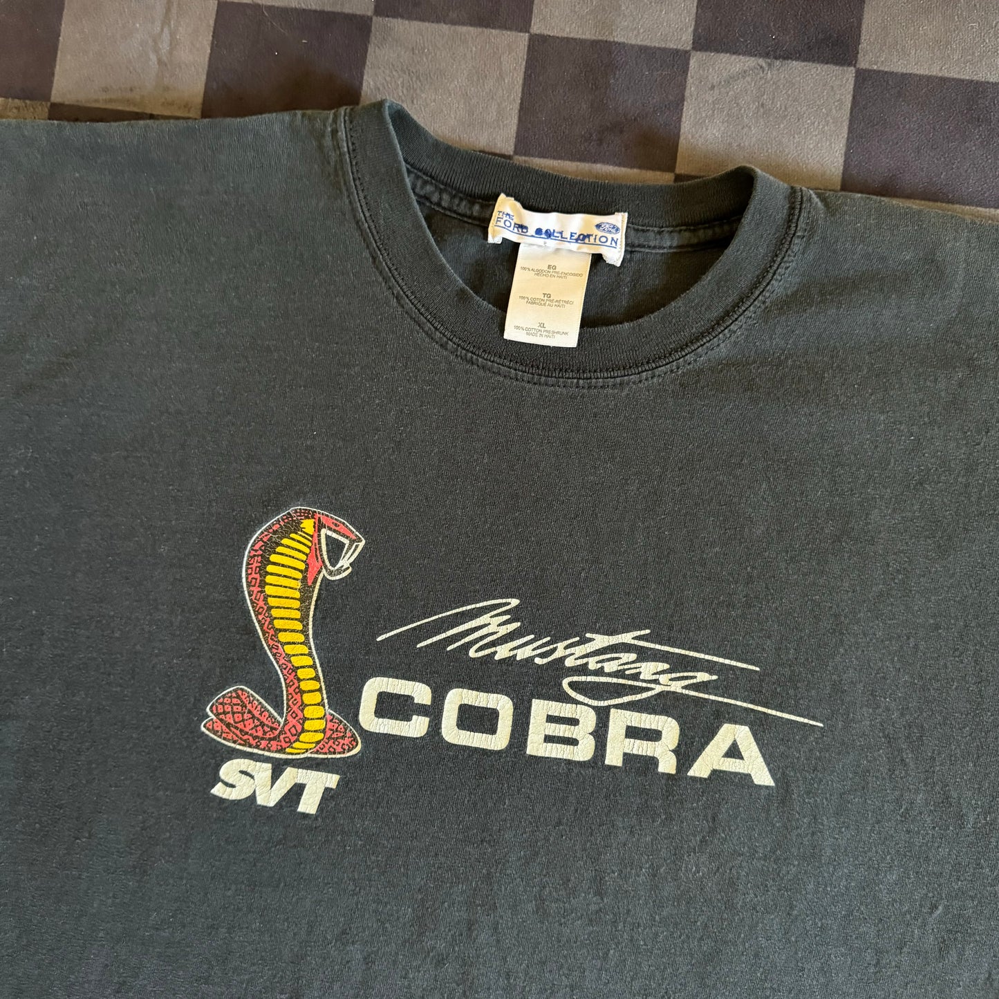90s Ford Mustang Cobra SVT Black T Shirt