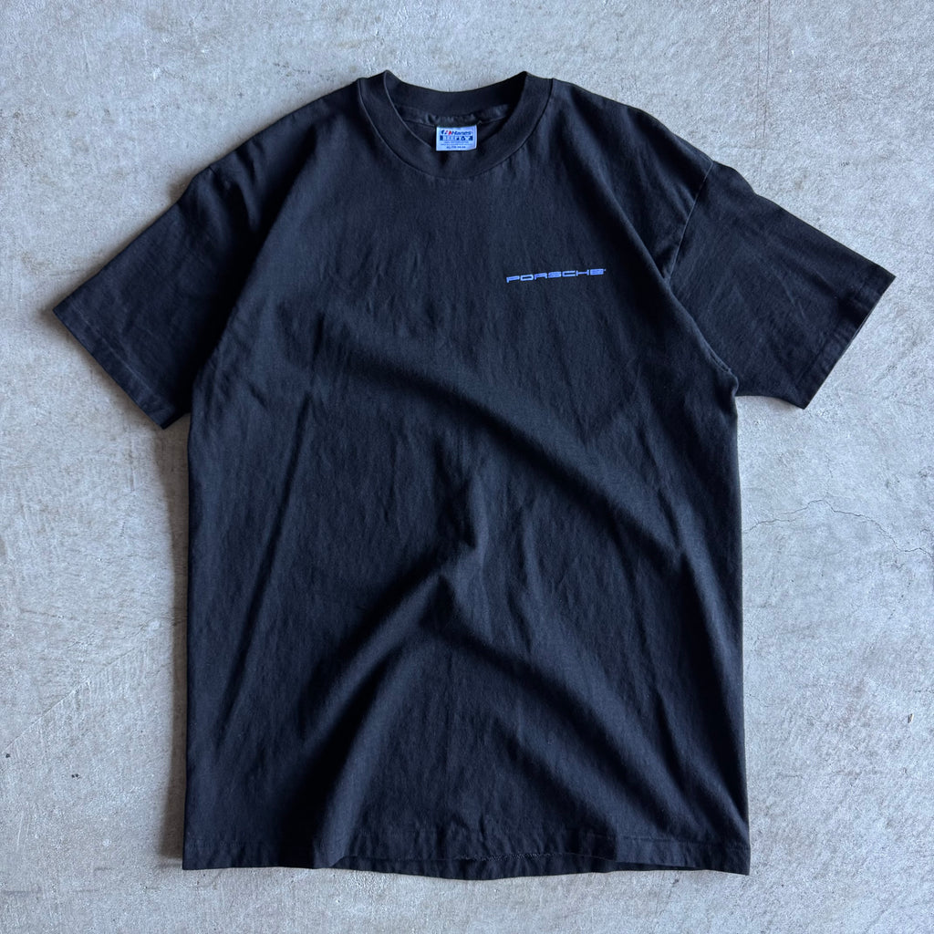 80s Porsche 917 CAN-AM Series Black T Shirt (XL)