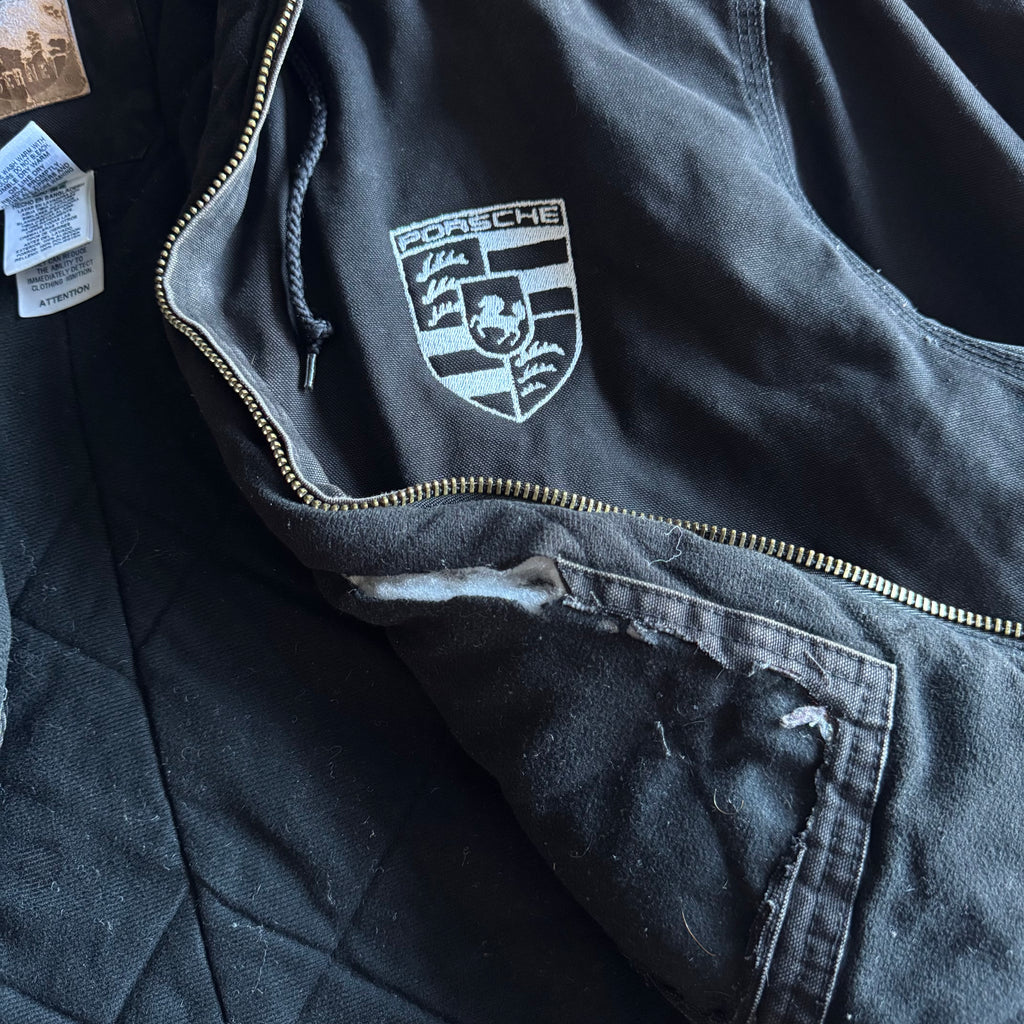 90s Porsche Berne Black Workwear Jacket (L)