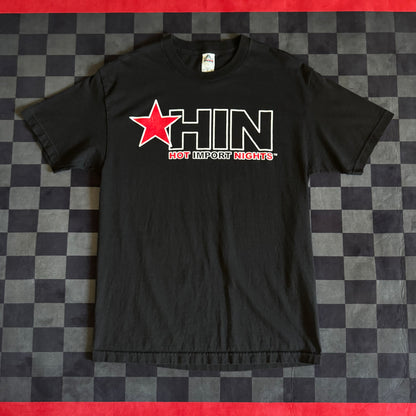 Hot Import Night 'HIN' Promo Black T Shirt