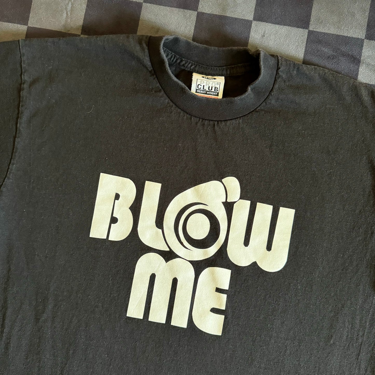 Vintage Parody Turbo 'Blow Me' Black T Shirt Large
