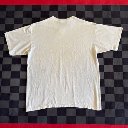 Vintage 1994 Darlington Raceway Speedwear White T Shirt Size Large