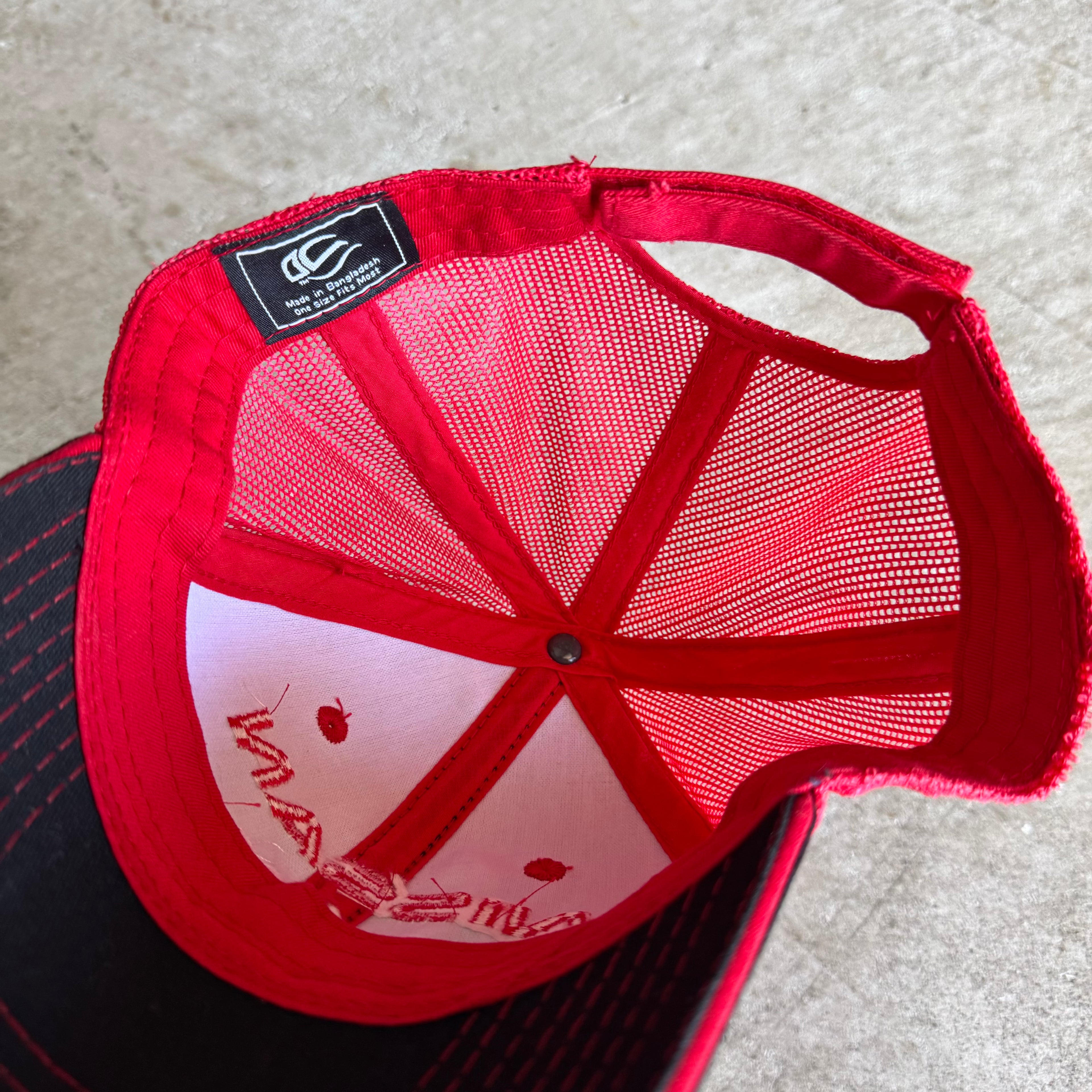 2000s Nissan Nismo Red Black Trucker Hat
