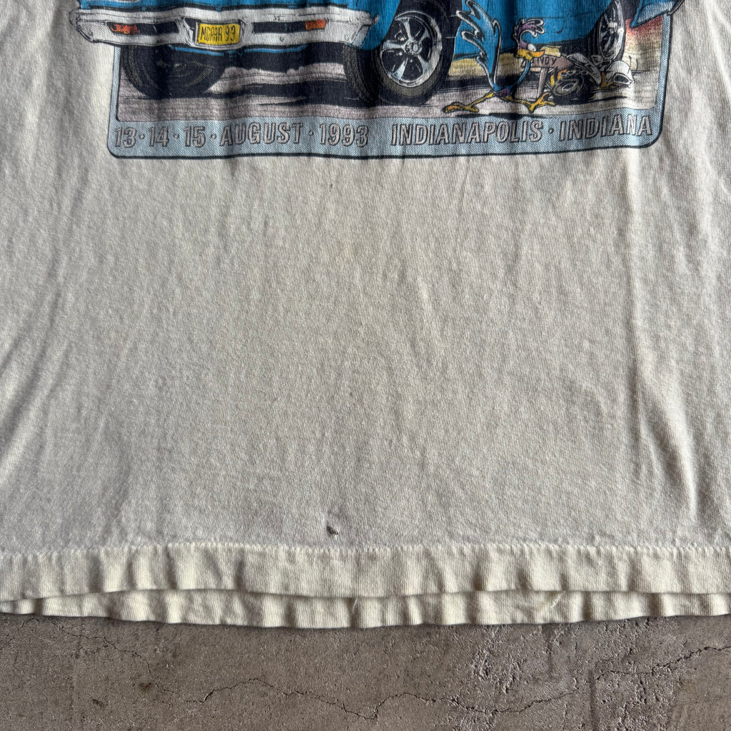 1993 Mopar Nationals Indianapolis Raceway Yellow T Shirt (L)