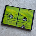 1990 BF Goodrich Porsche Cabriolet Green Framed Advertisement
