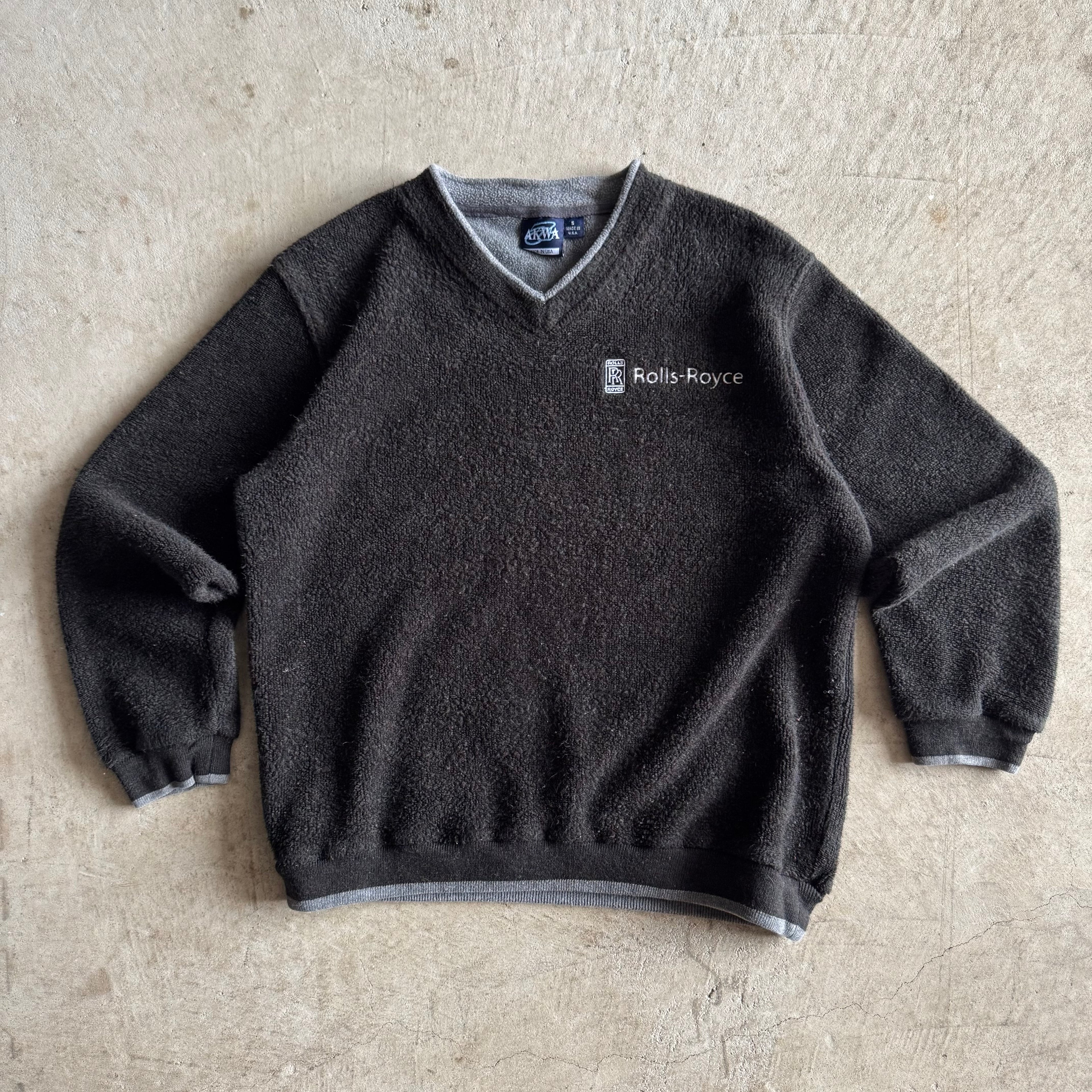 Vintage Rolls Royce Terry Cloth Sweater (S)