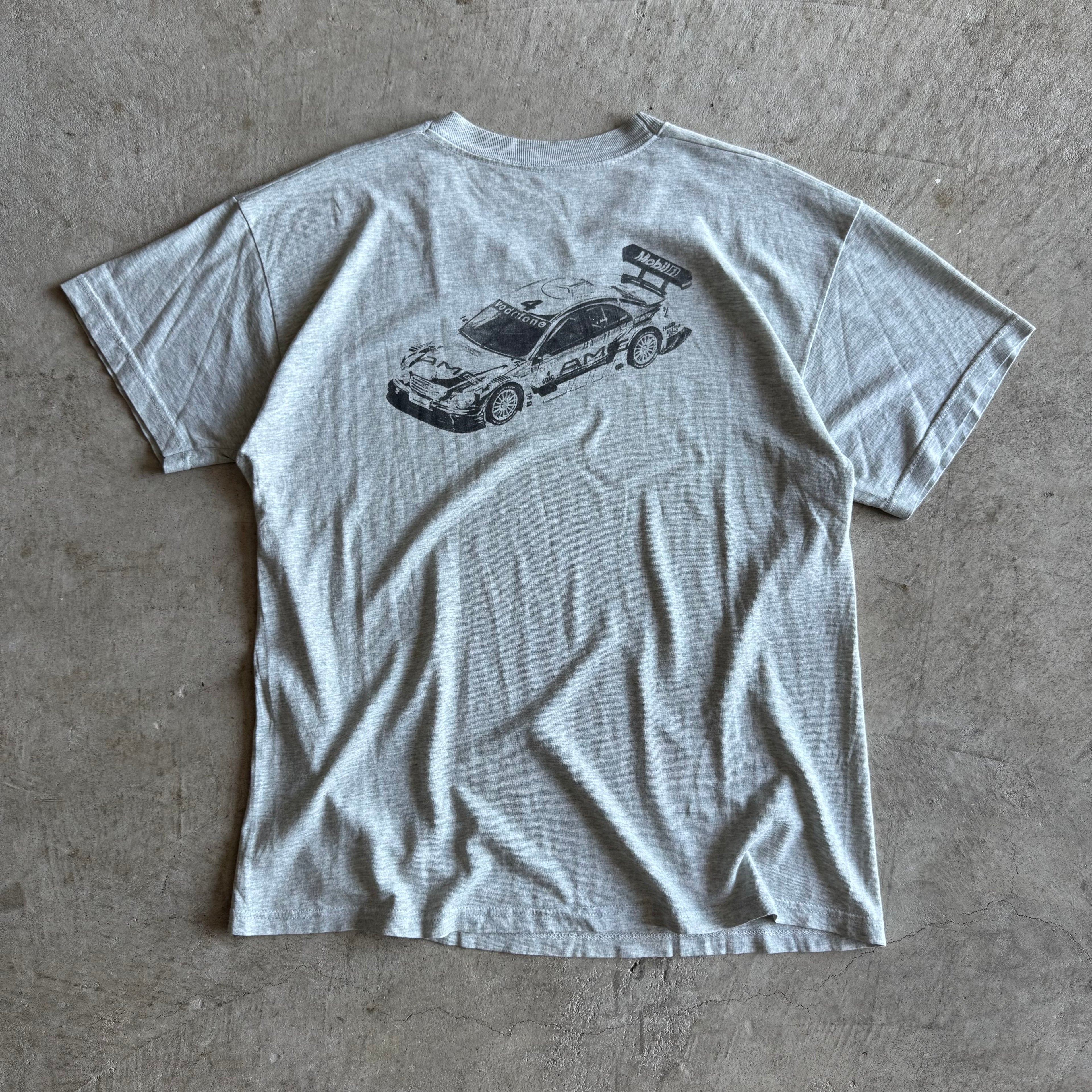 Vintage Mercedes-Benz CLK DTM Dealership Grey T Shirt Size Large