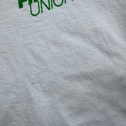 Vintage 90s First Union Porsche 911 White T Shirt Large