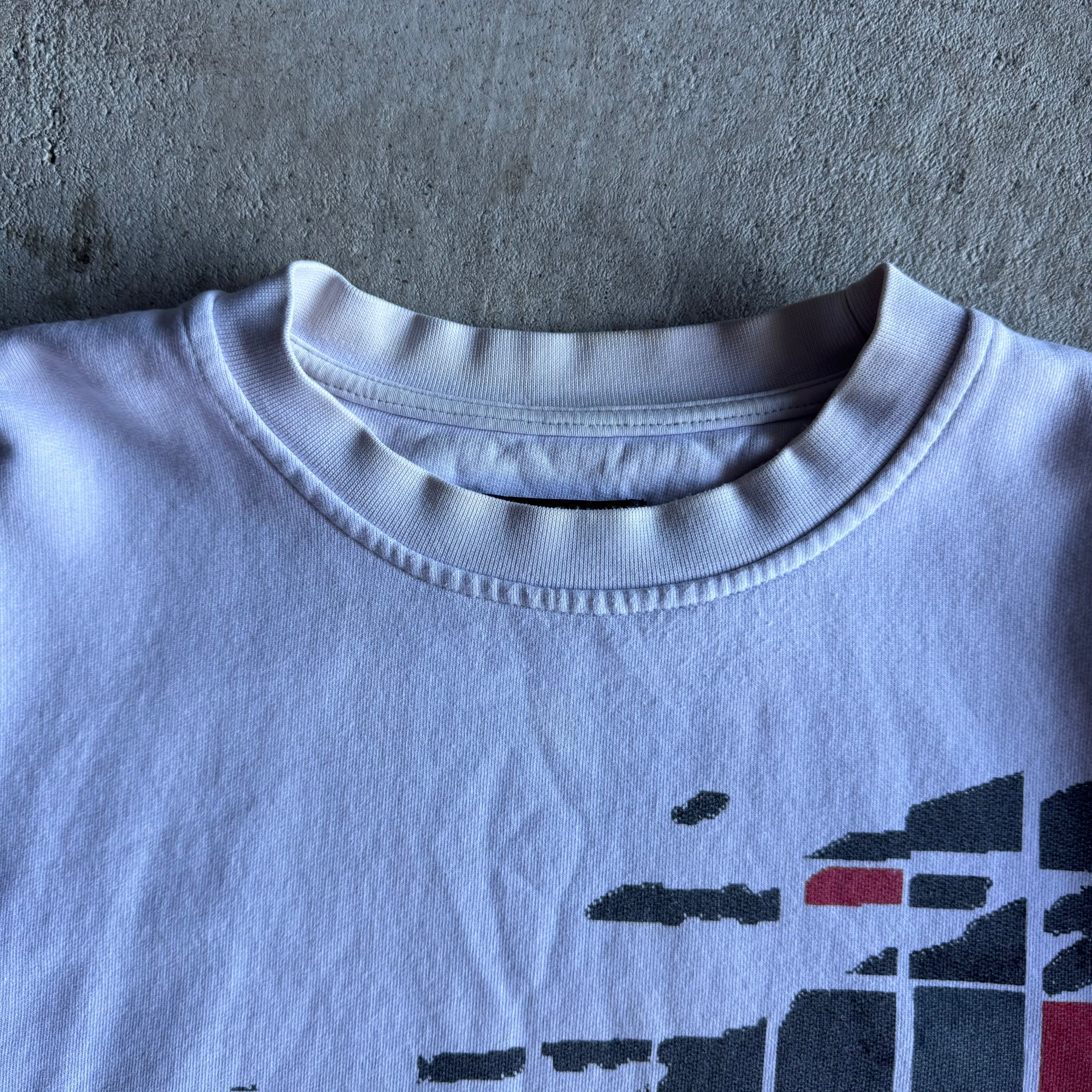 90s Porsche Selection Red Square Crewneck Sweater (XL)