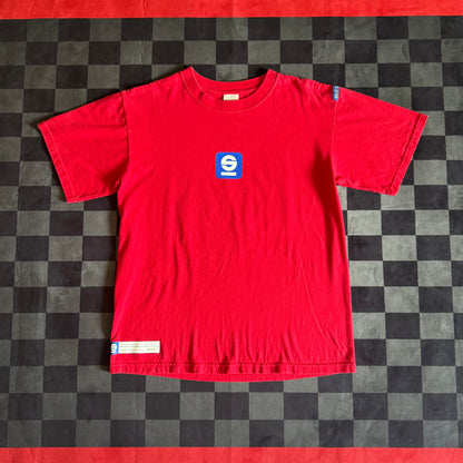 Sparco Speedometer Red T-Shirt Medium