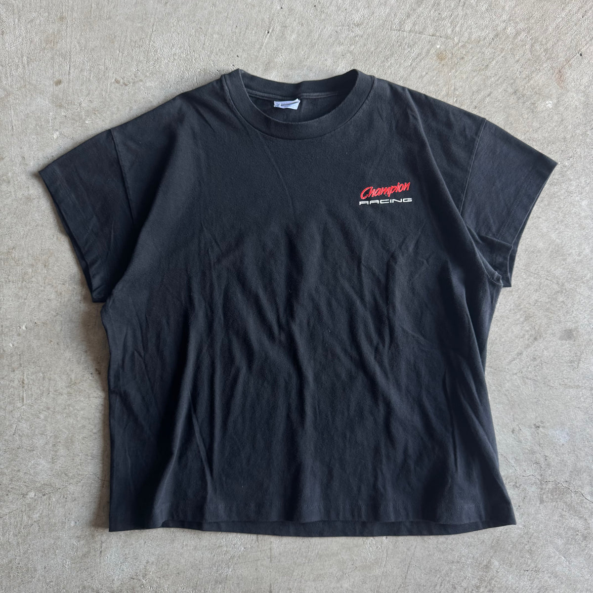 90s Porsche Champion Racing 911 GT1 Black T Shirt (XL)