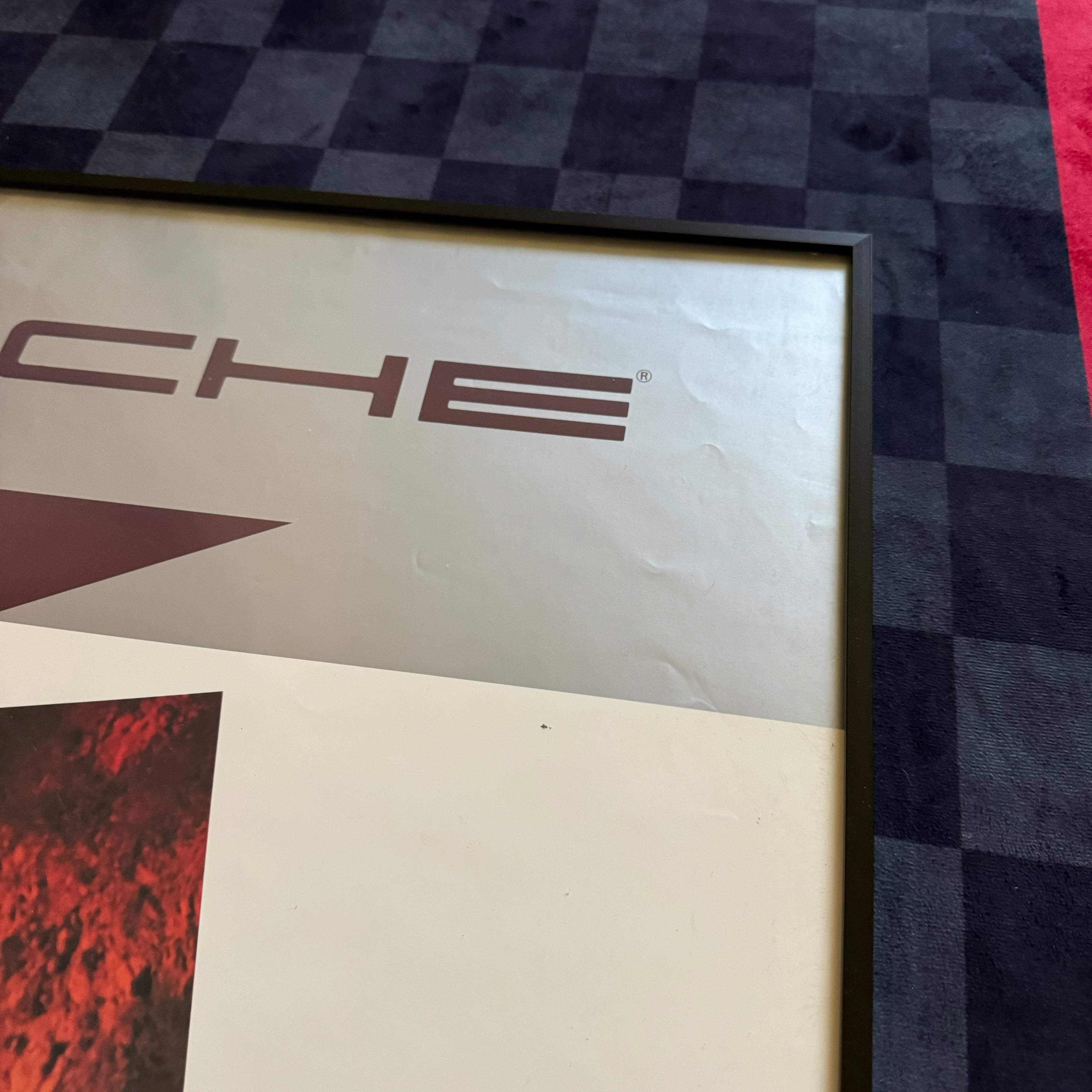 80s Porsche Dealership Showroom 911 Carrera S Poster