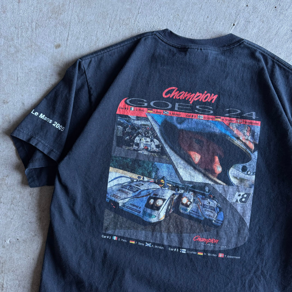 2005 Champion Racing Goes 24 Team Audi R8 LMP T Shirt (L)
