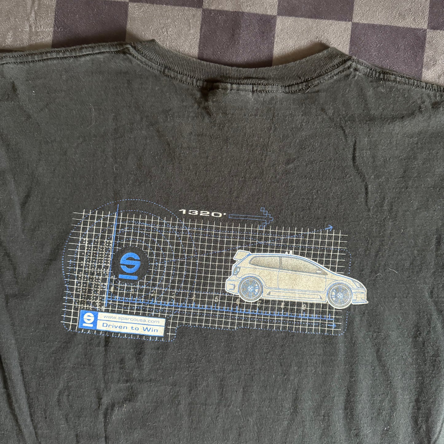Sparco Honda Civic SI Dyno Black T-Shirt Large