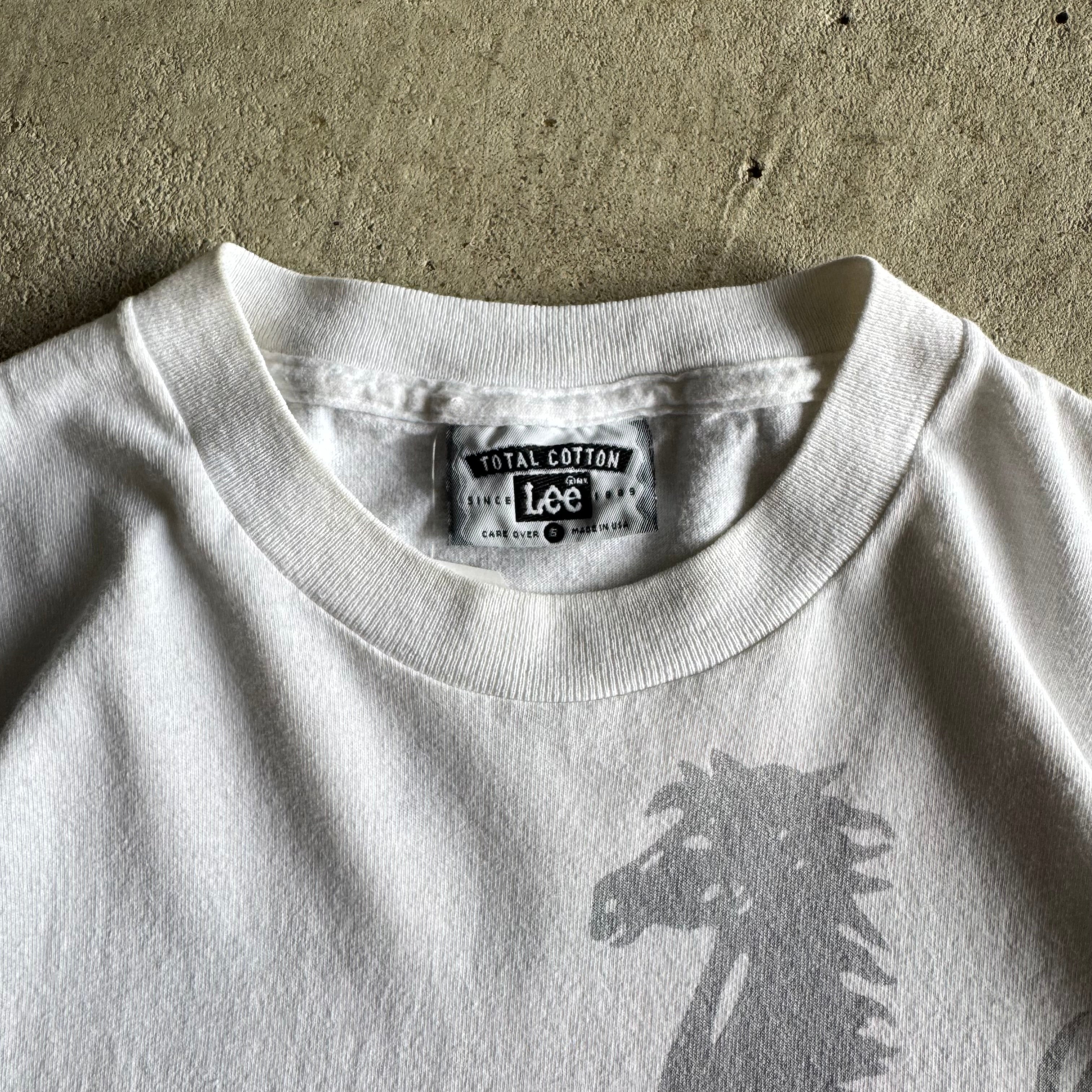 Vintage 90s Ferrari Texas World Grand Prix Houston White T Shirt Size Small