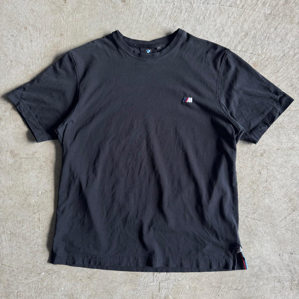 2000s BMW Lifestyle M Power Embroidered Black T Shirt (XL)