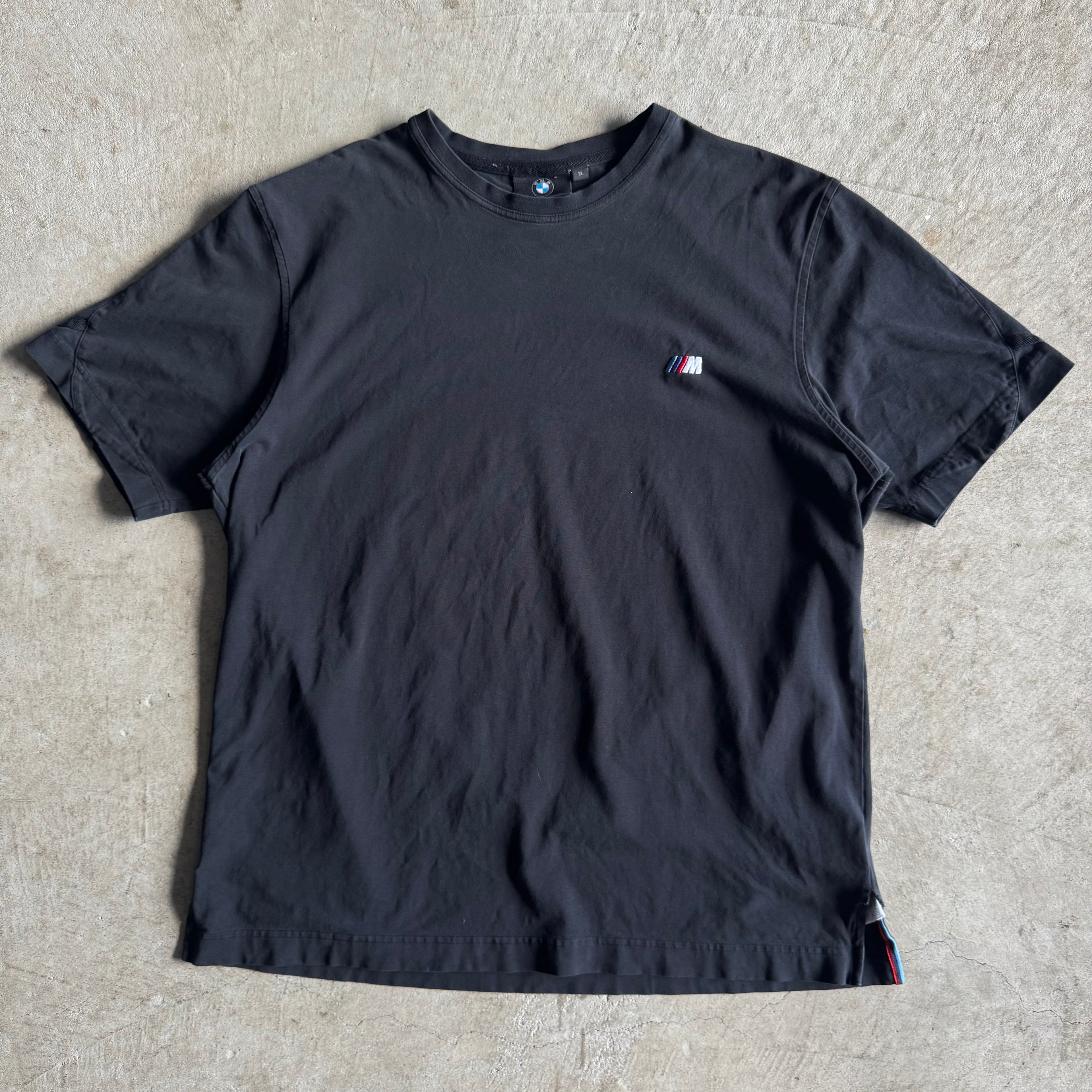 2000s BMW Lifestyle M Power Embroidered Black T Shirt (XL)